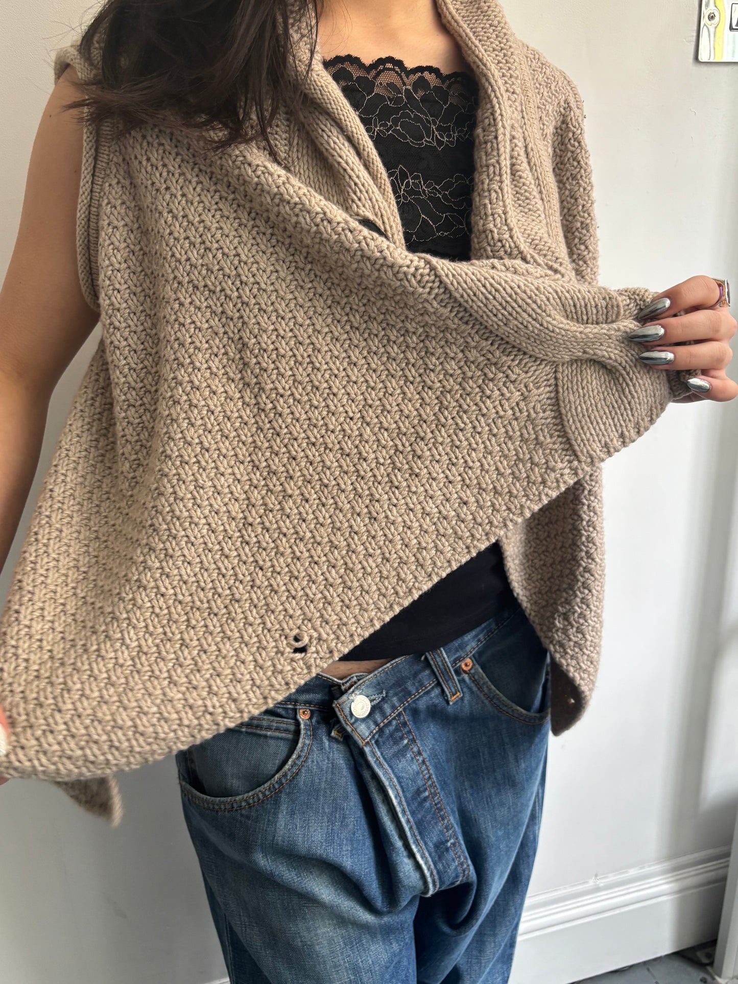 Cop Copine Knitted Shawl