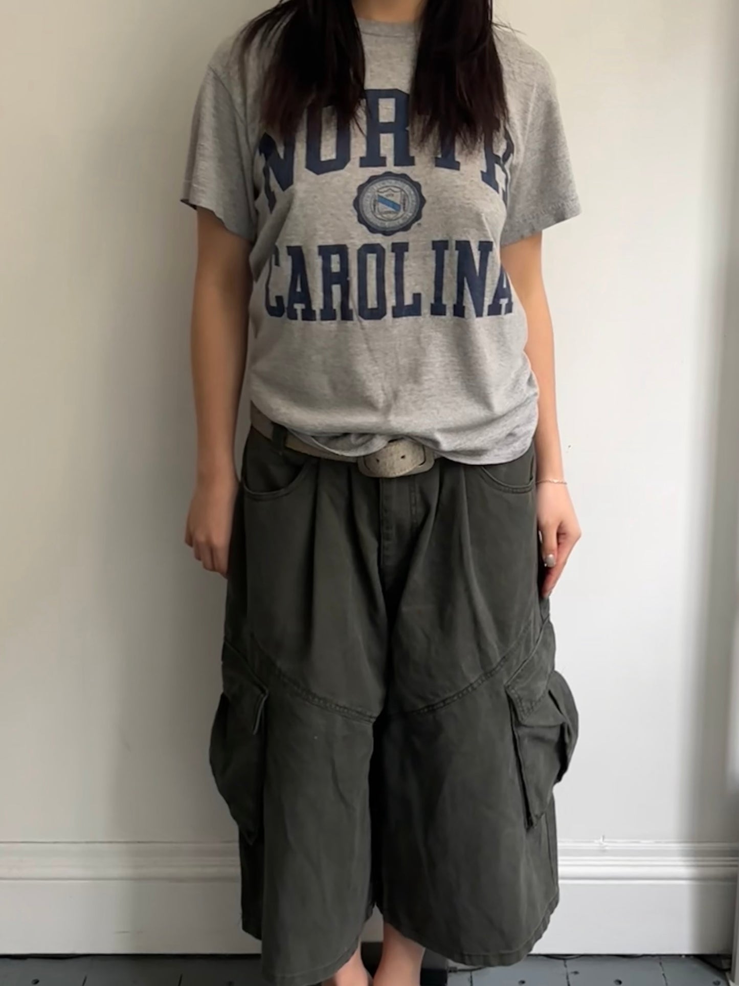 Khaki Cargo Jorts