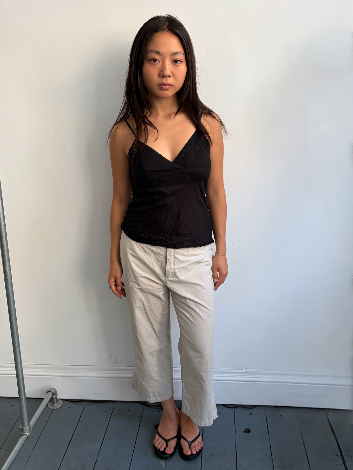 Black Cotton Blouse