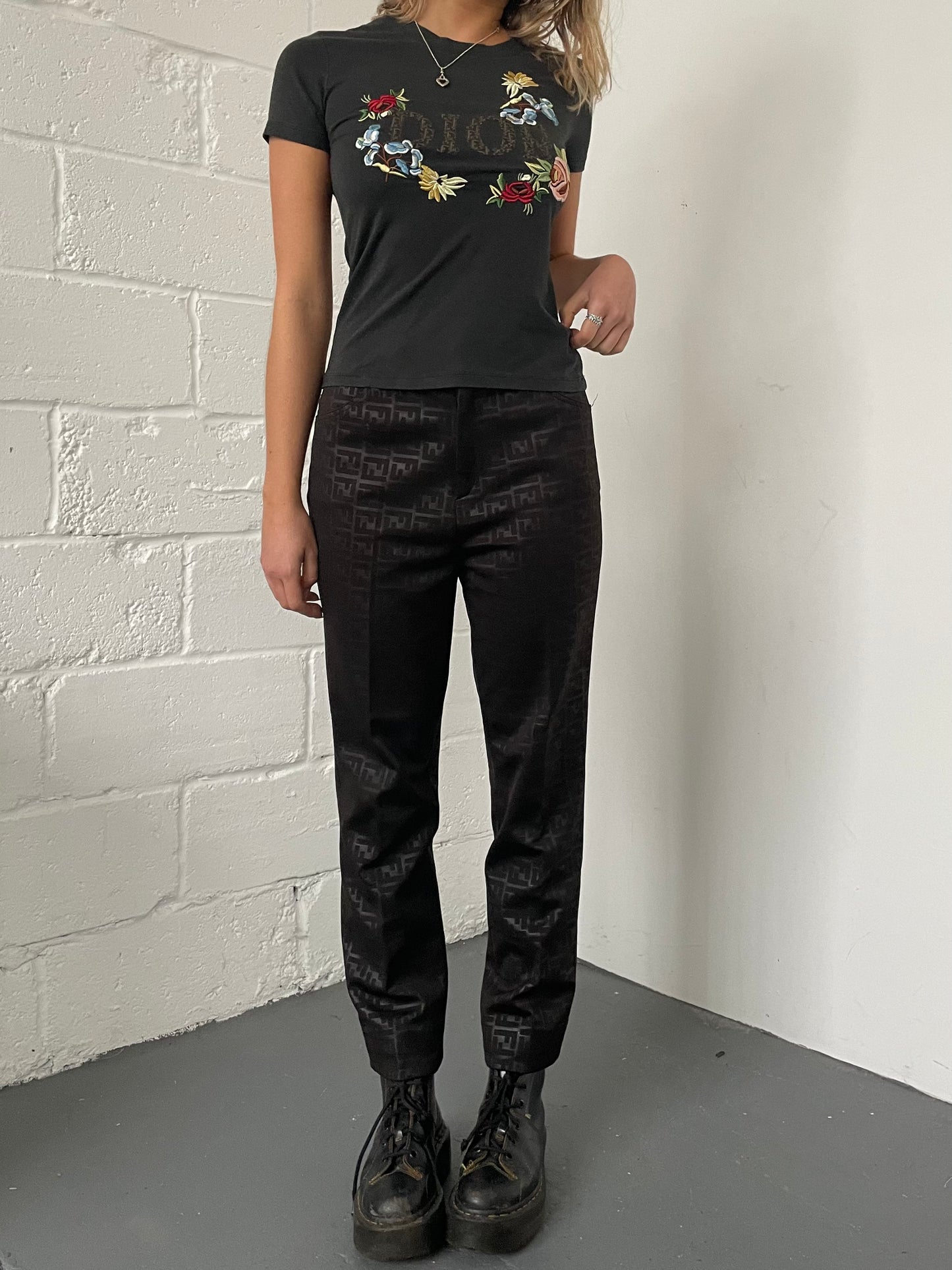 Fendi Zucca Monogram Trousers