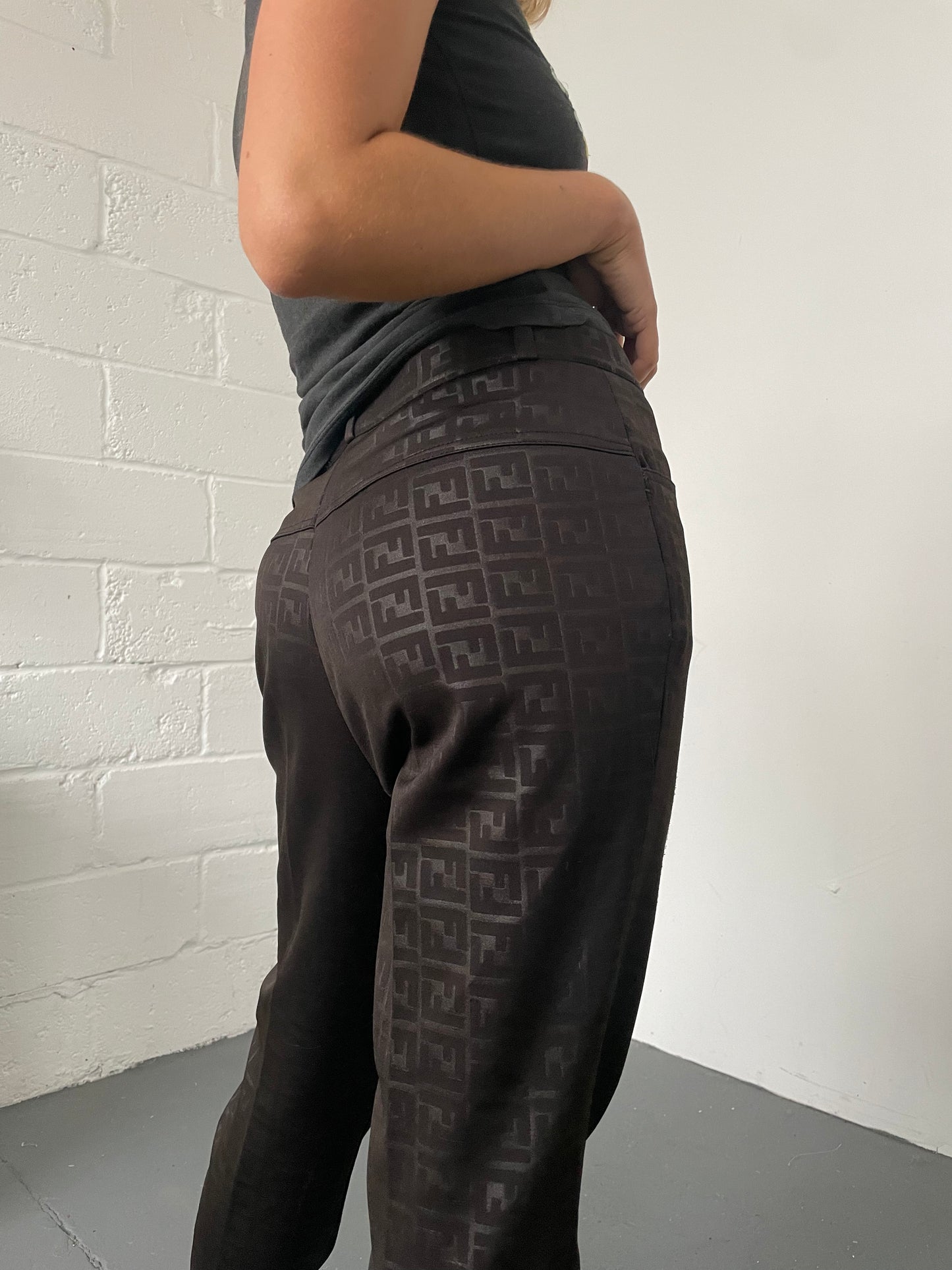 Fendi Zucca Monogram Trousers