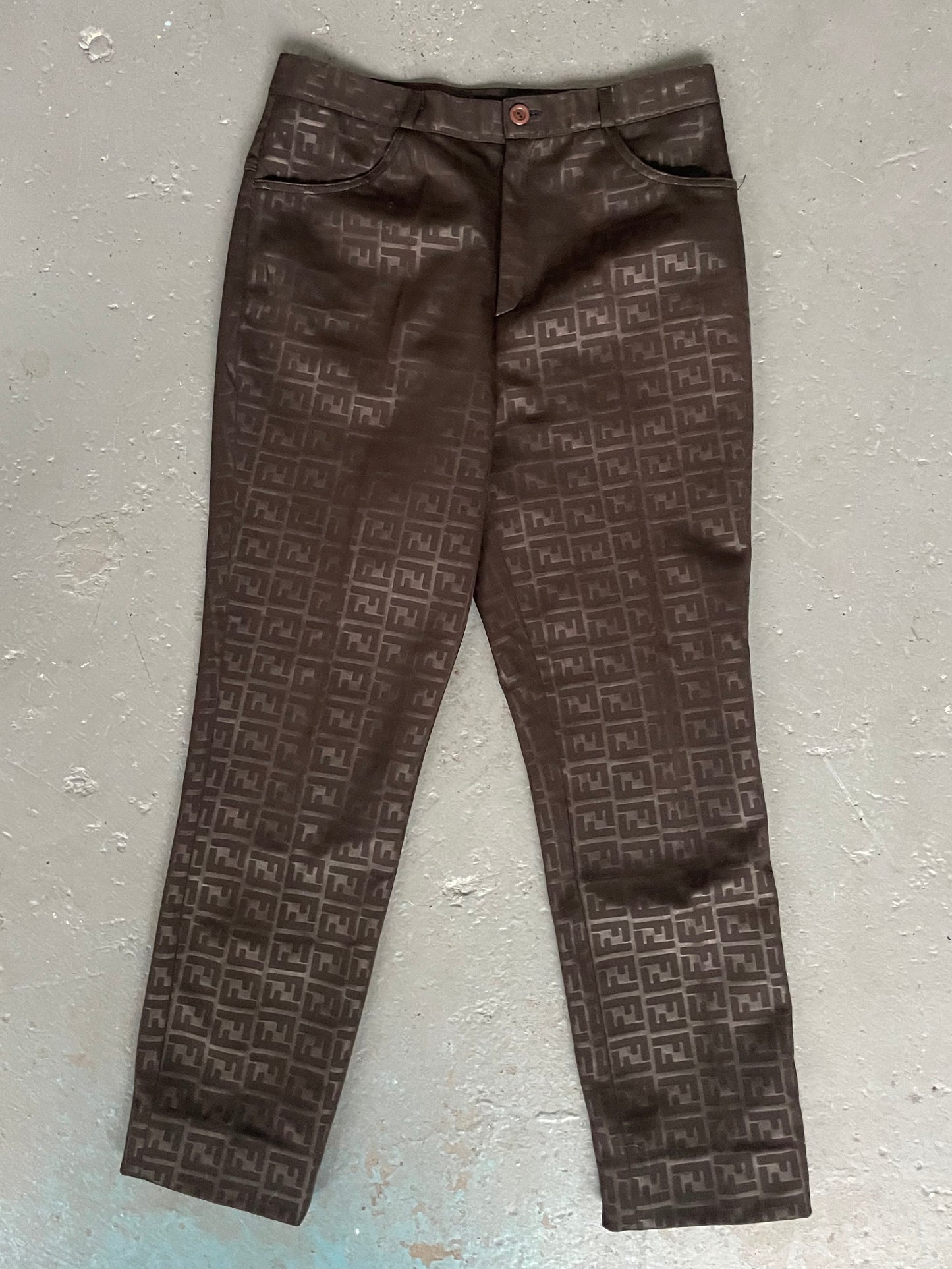 Fendi Zucca Monogram Trousers