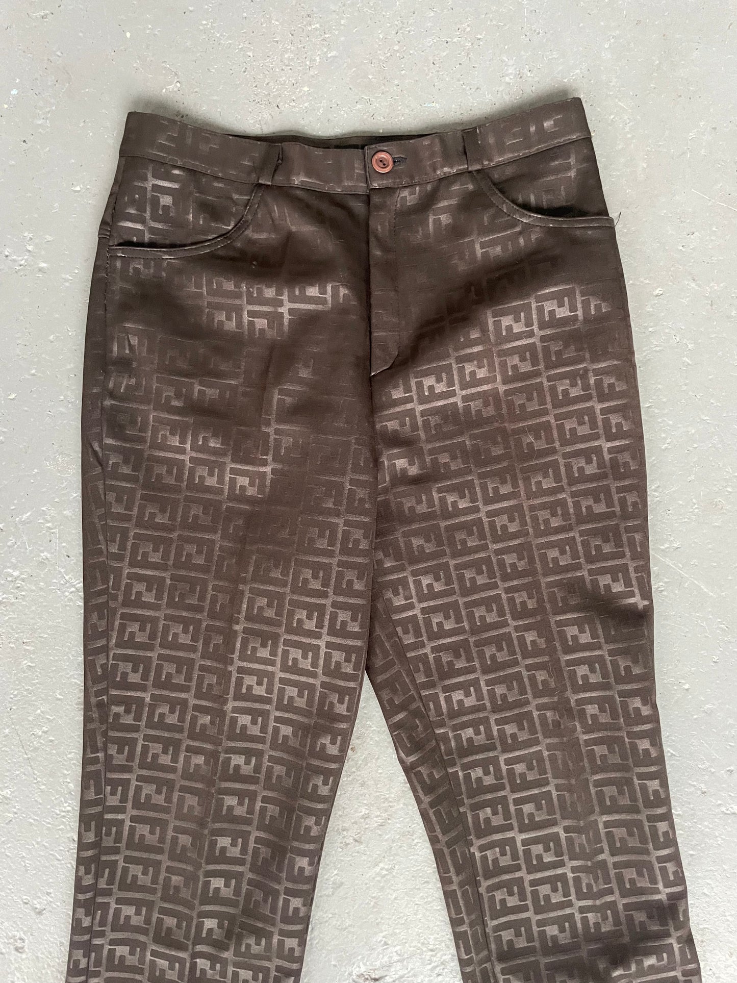 Fendi Zucca Monogram Trousers