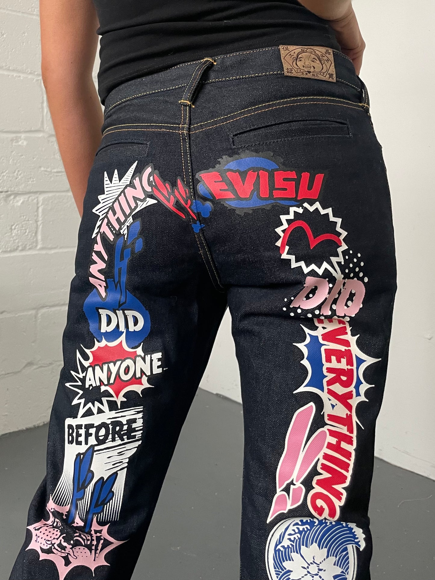 Evisu Graphic Print Jeans