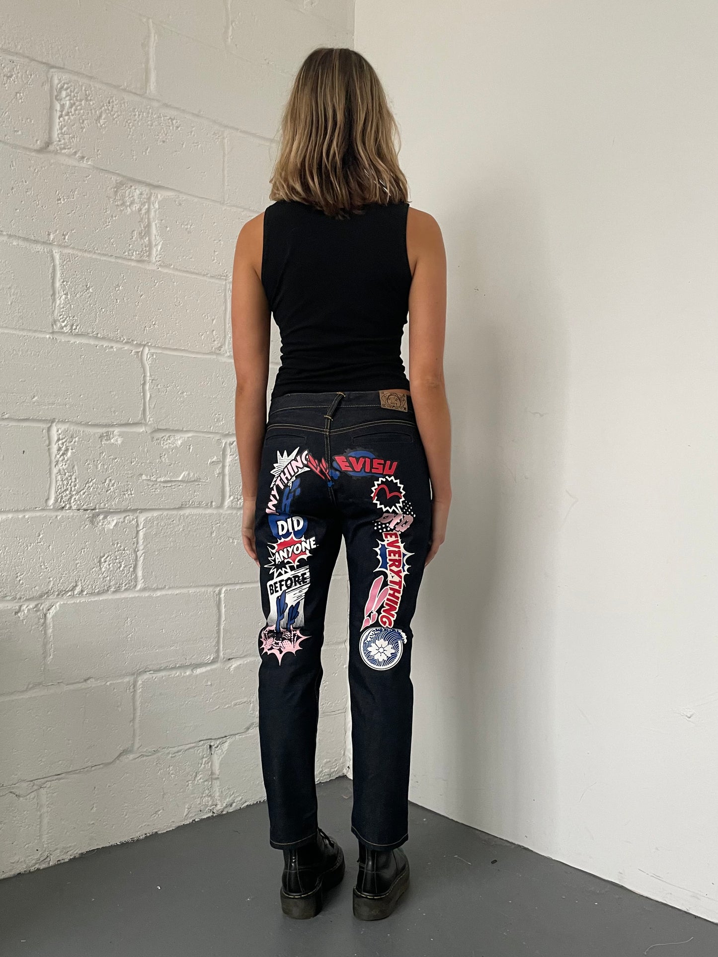 Evisu Graphic Print Jeans