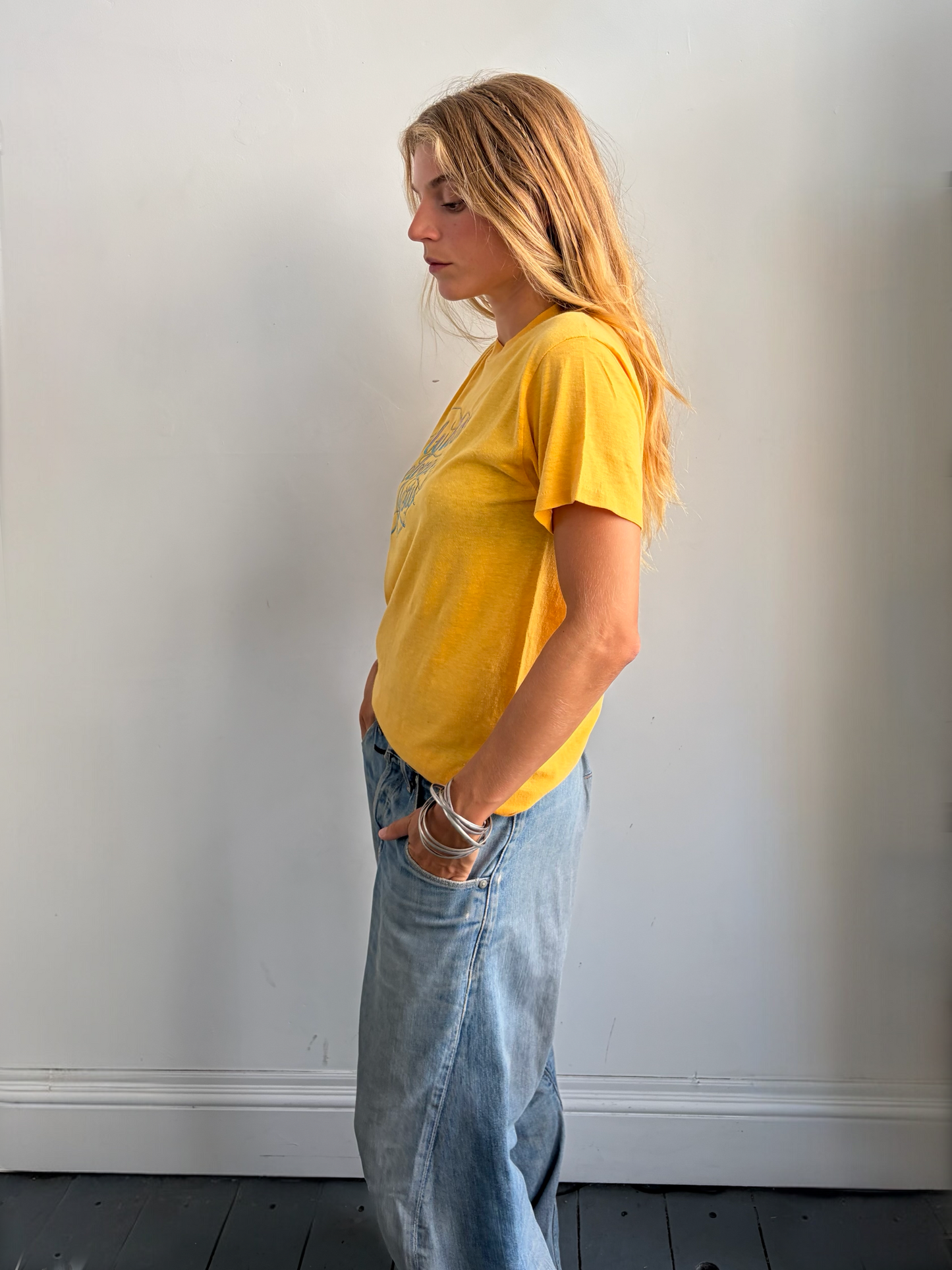 Yellow Graphic Tee