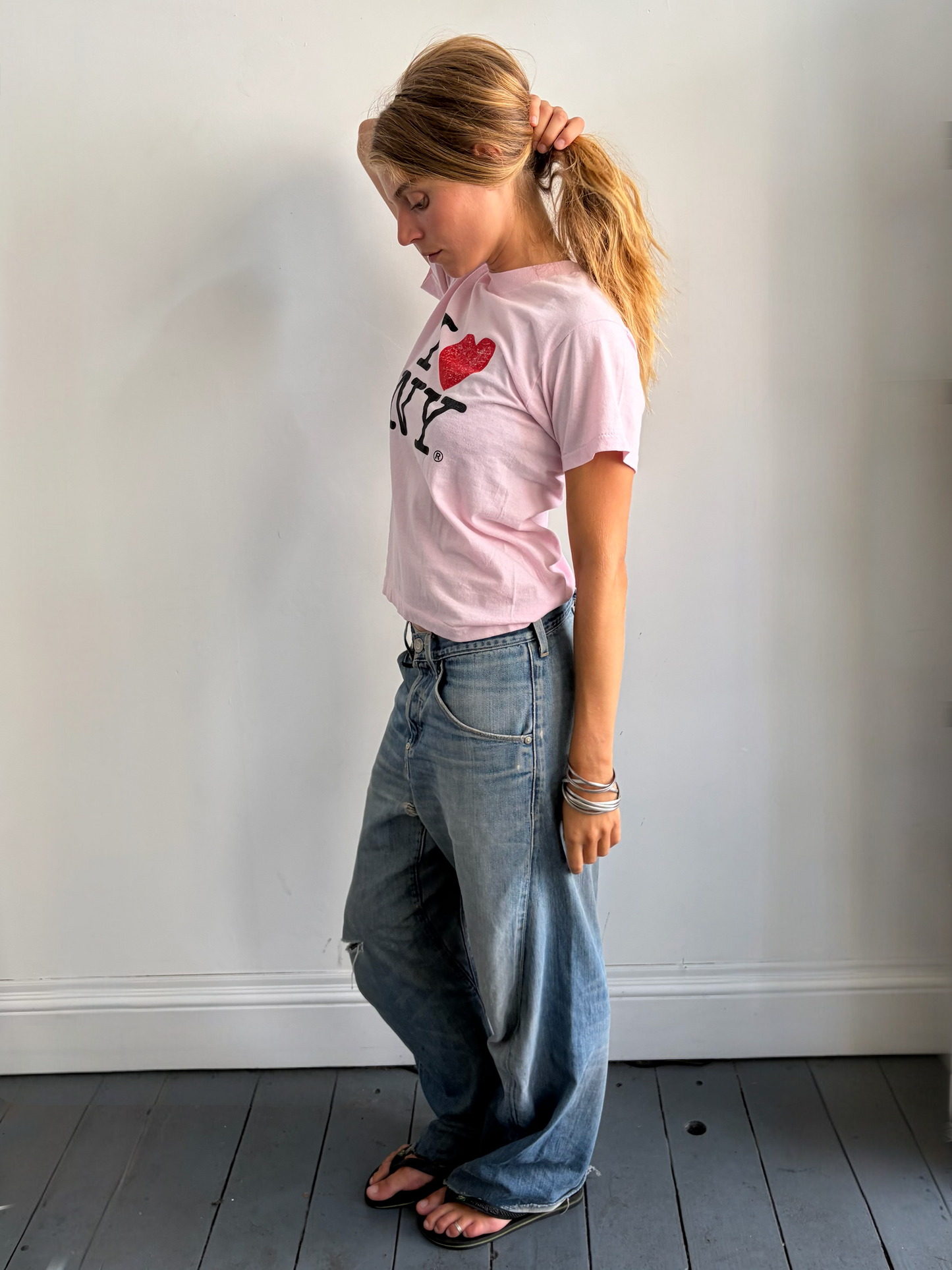 Pink I <3 NY Tee
