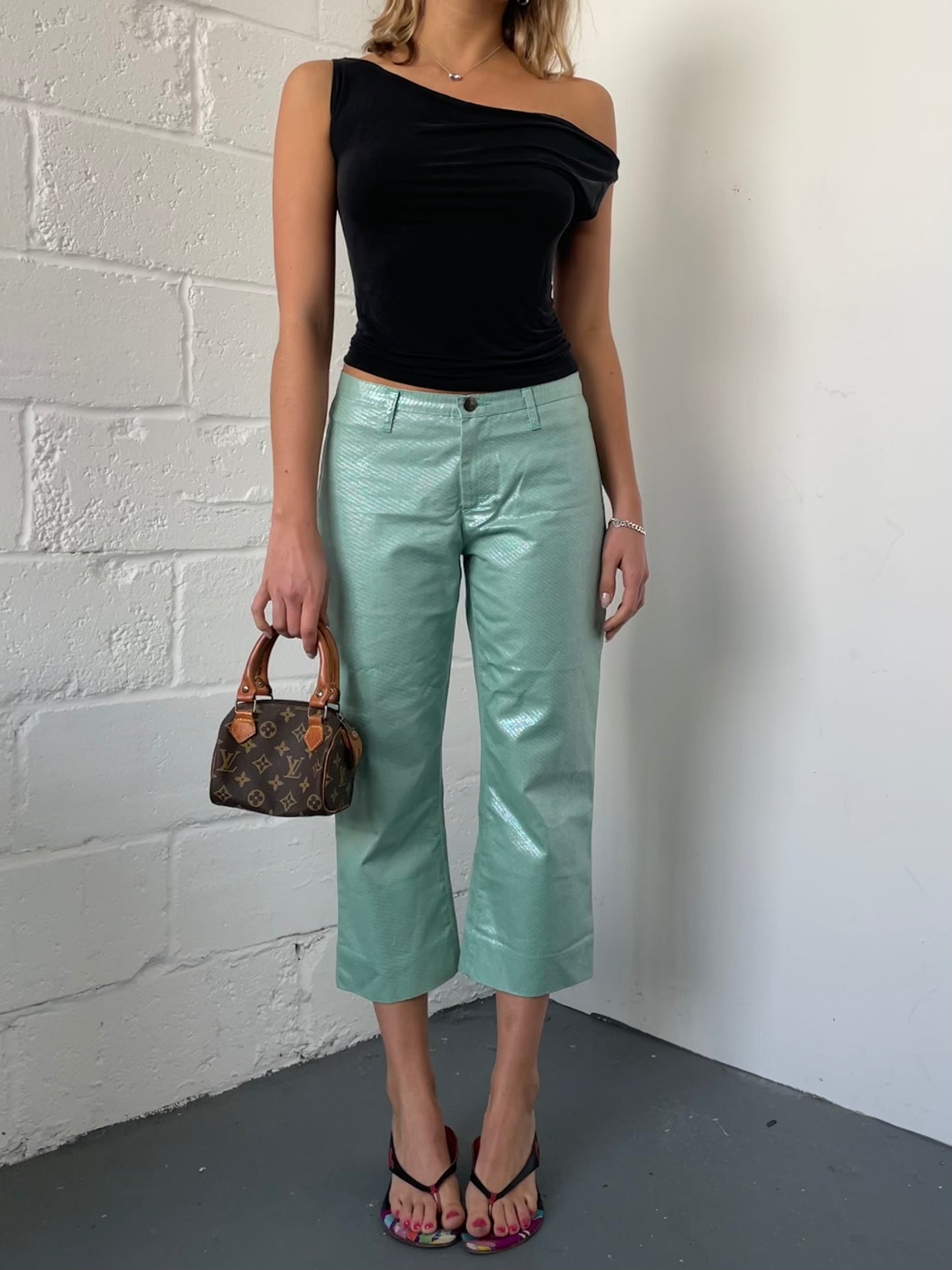 Mermaid 00s Cavalli Capri Trousers