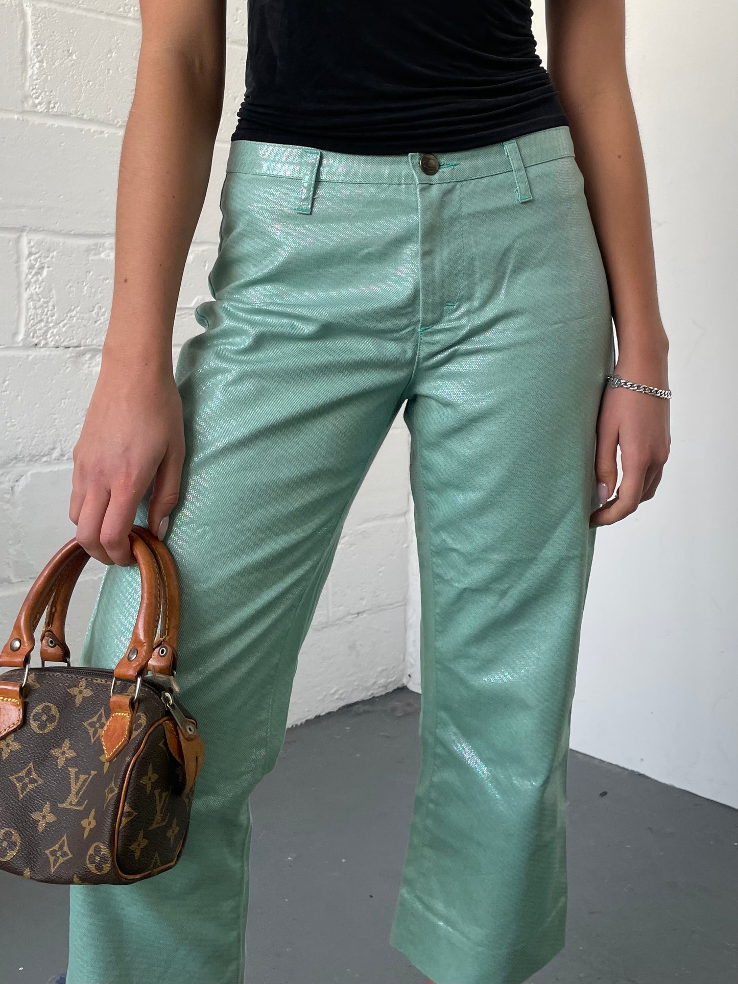 Mermaid 00s Cavalli Capri Trousers
