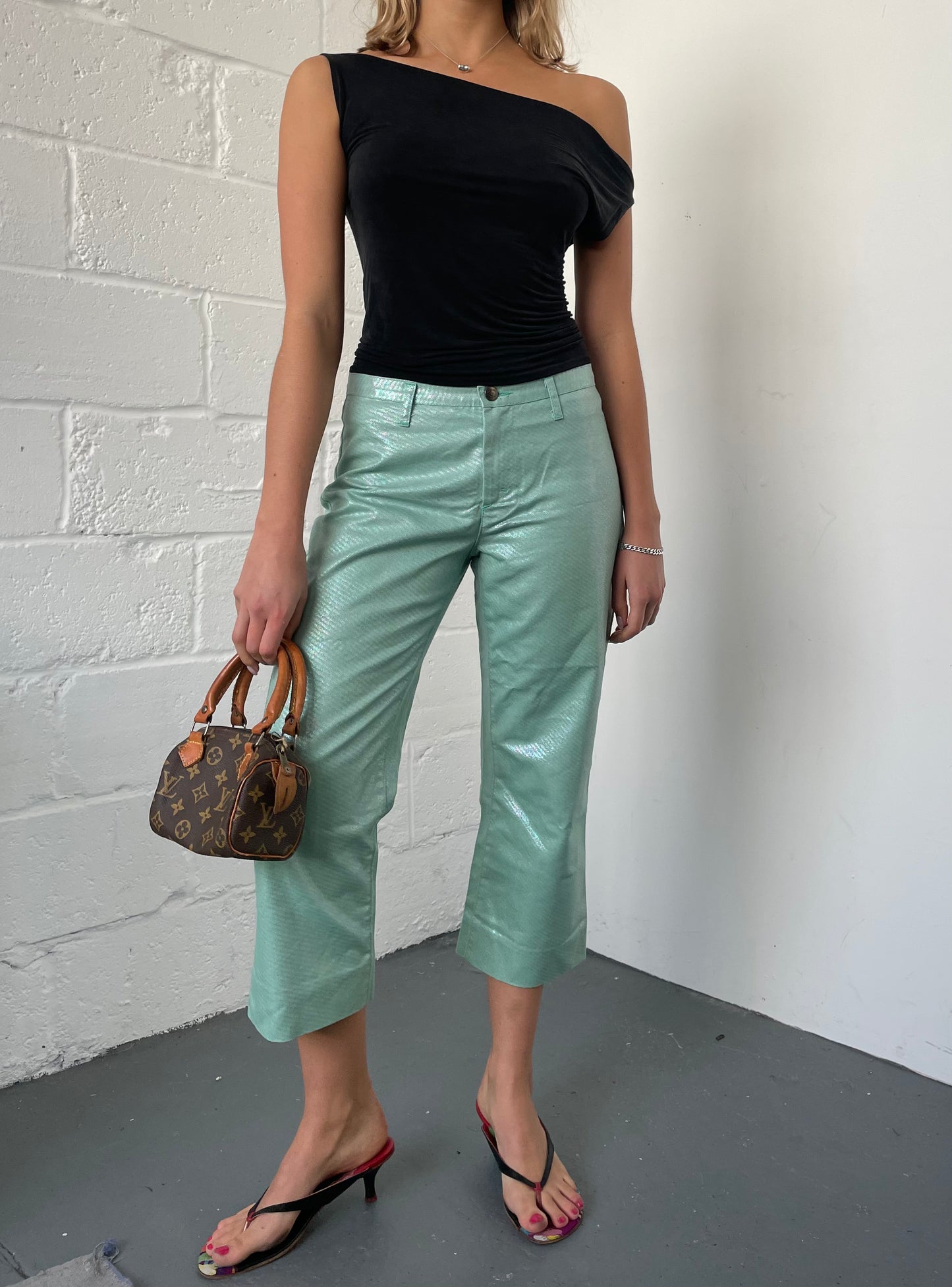 Mermaid 00s Cavalli Capri Trousers