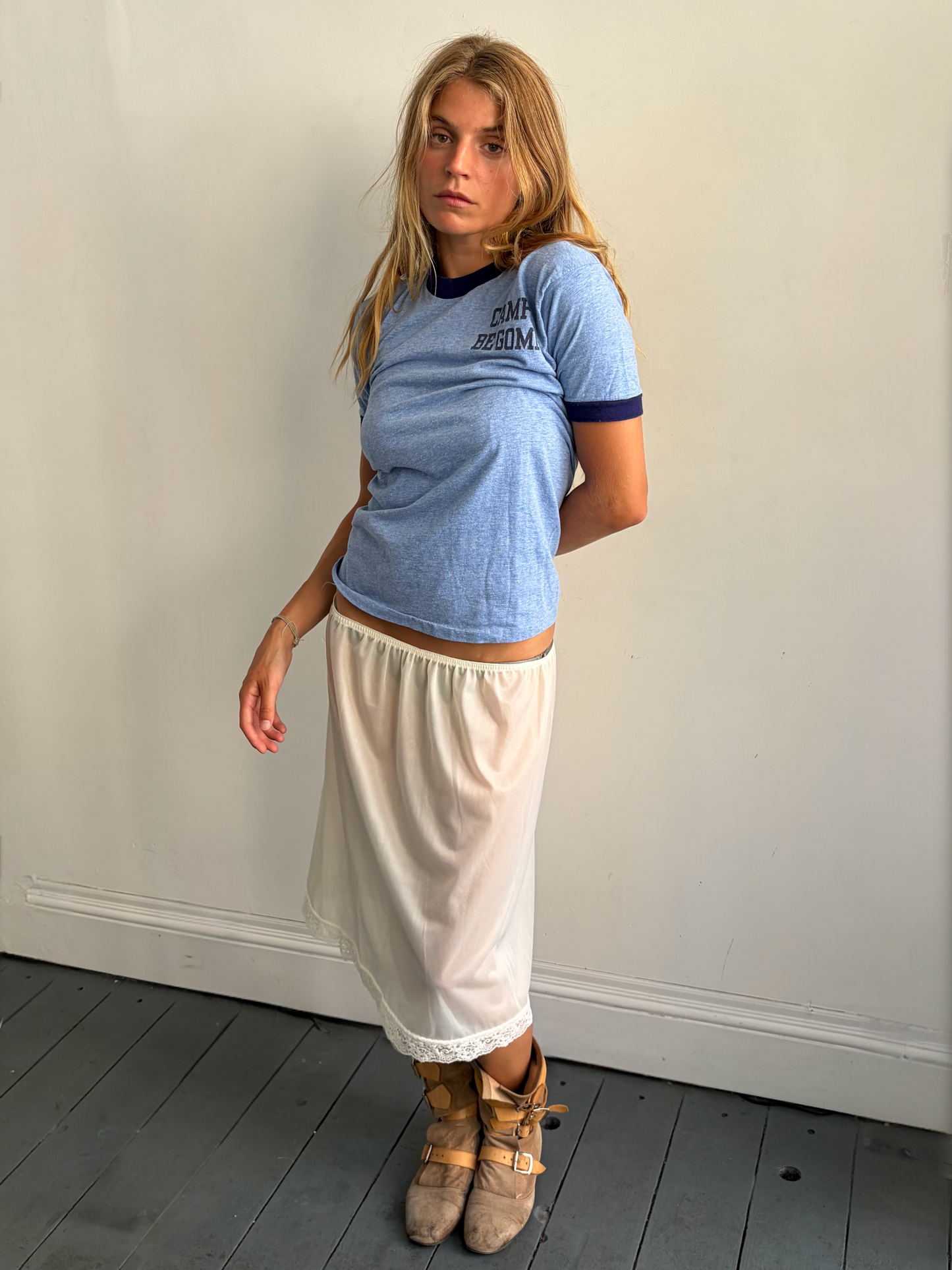 Blue Ringer Tee