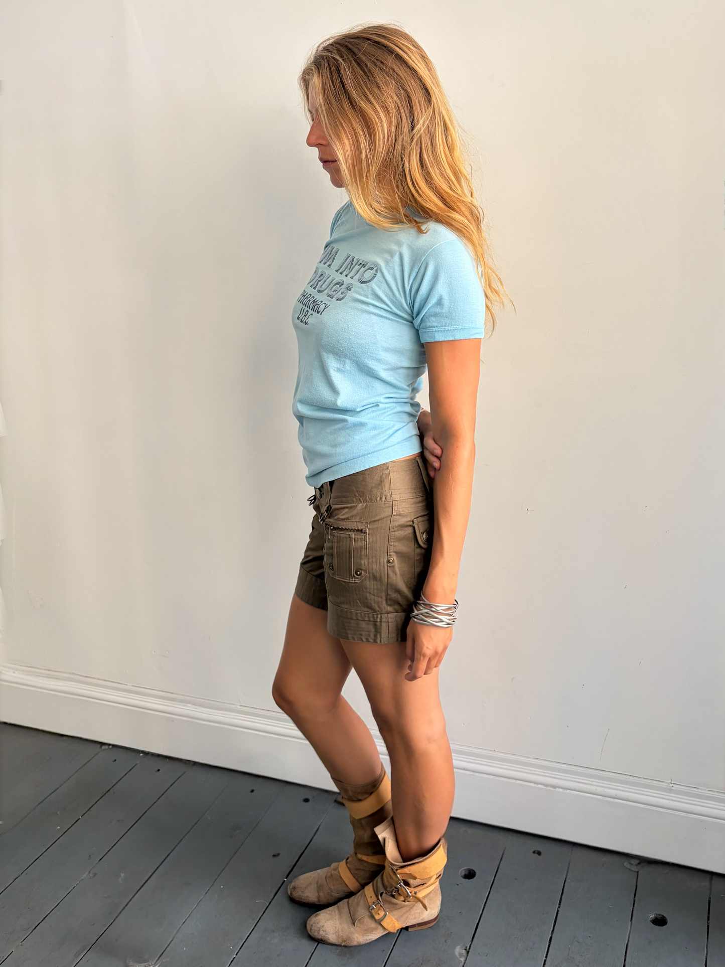 Baby Blue Graphic Tee
