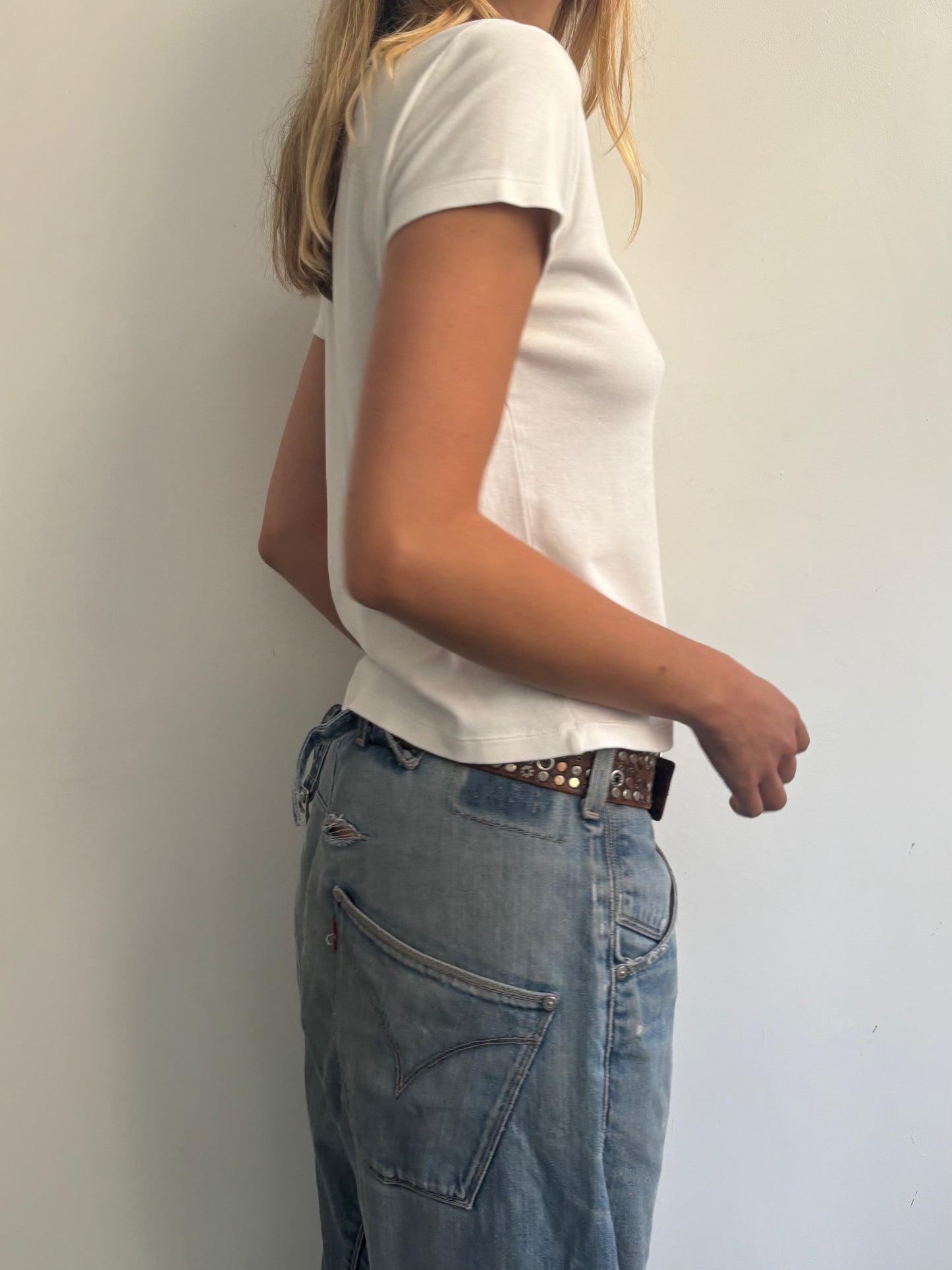 White French Connection Baby Tee