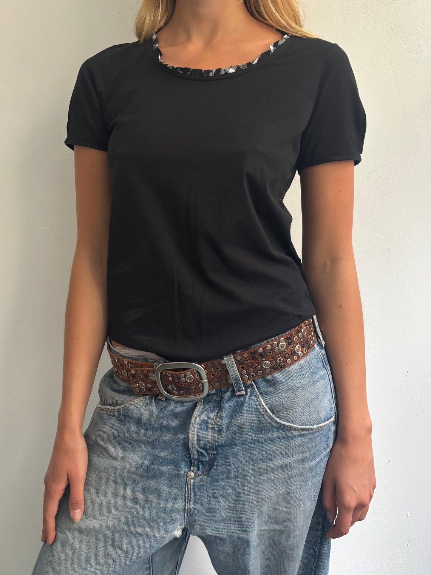 Black Burberry Tee