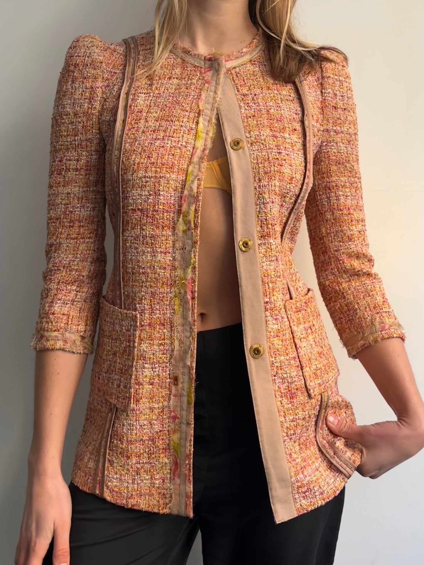 Cavalli Class Tweed Jacket