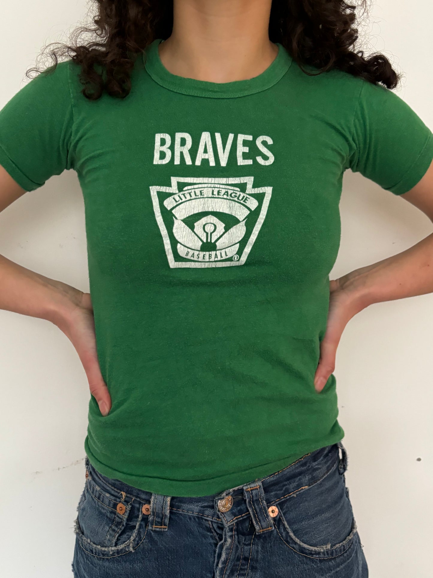 Vintage Green Baby Tee