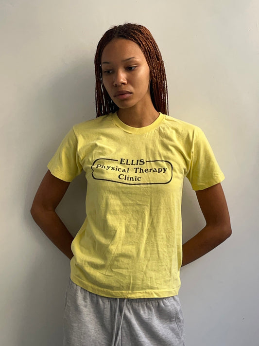 Light Yellow Single Stitch Tee