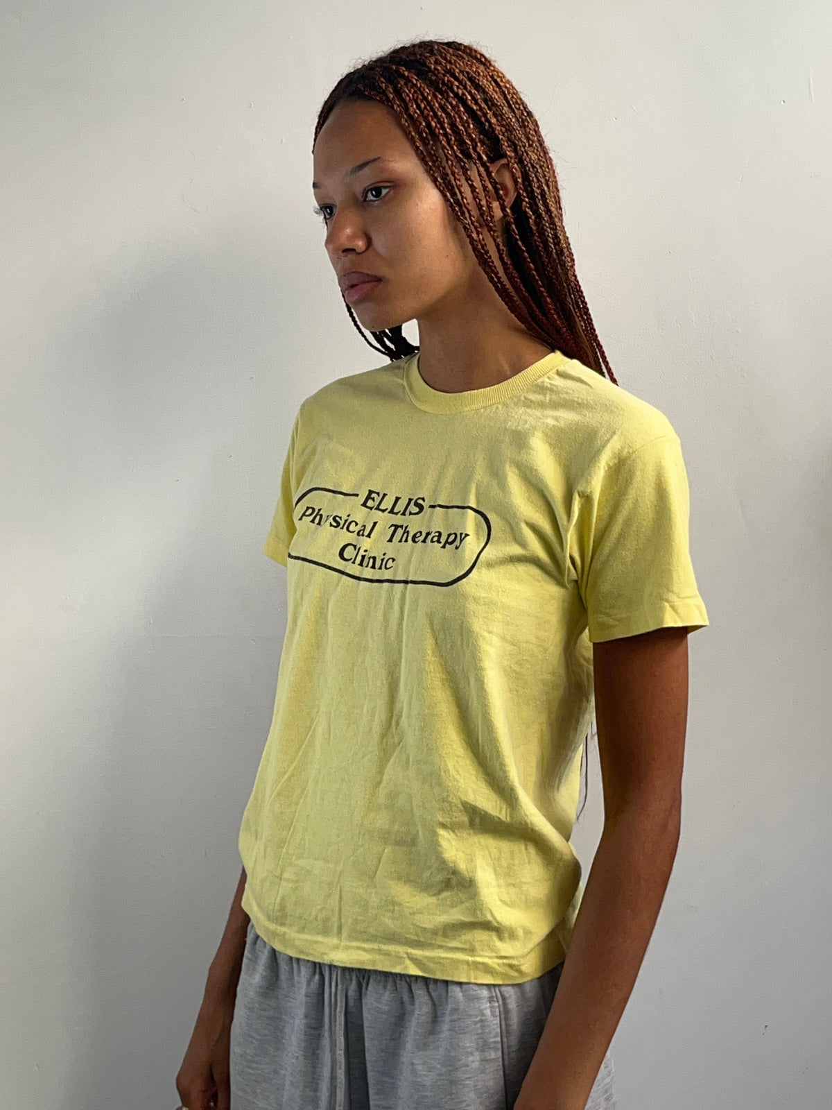 Light Yellow Single Stitch Tee