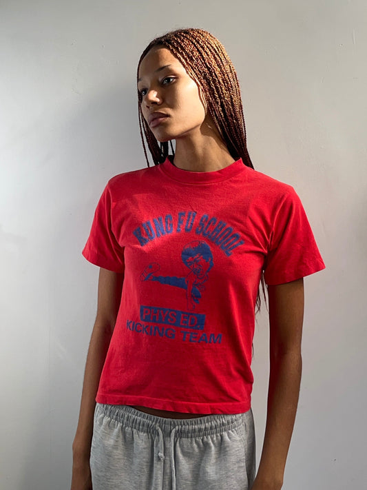 Bright Red Graphic Tee