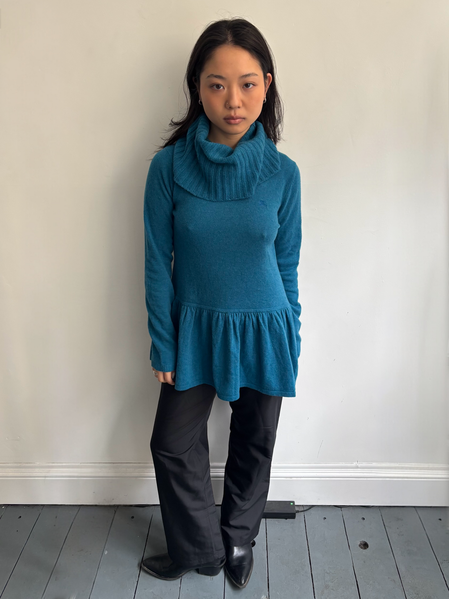 Burberry Chunky Roll Neck Dress
