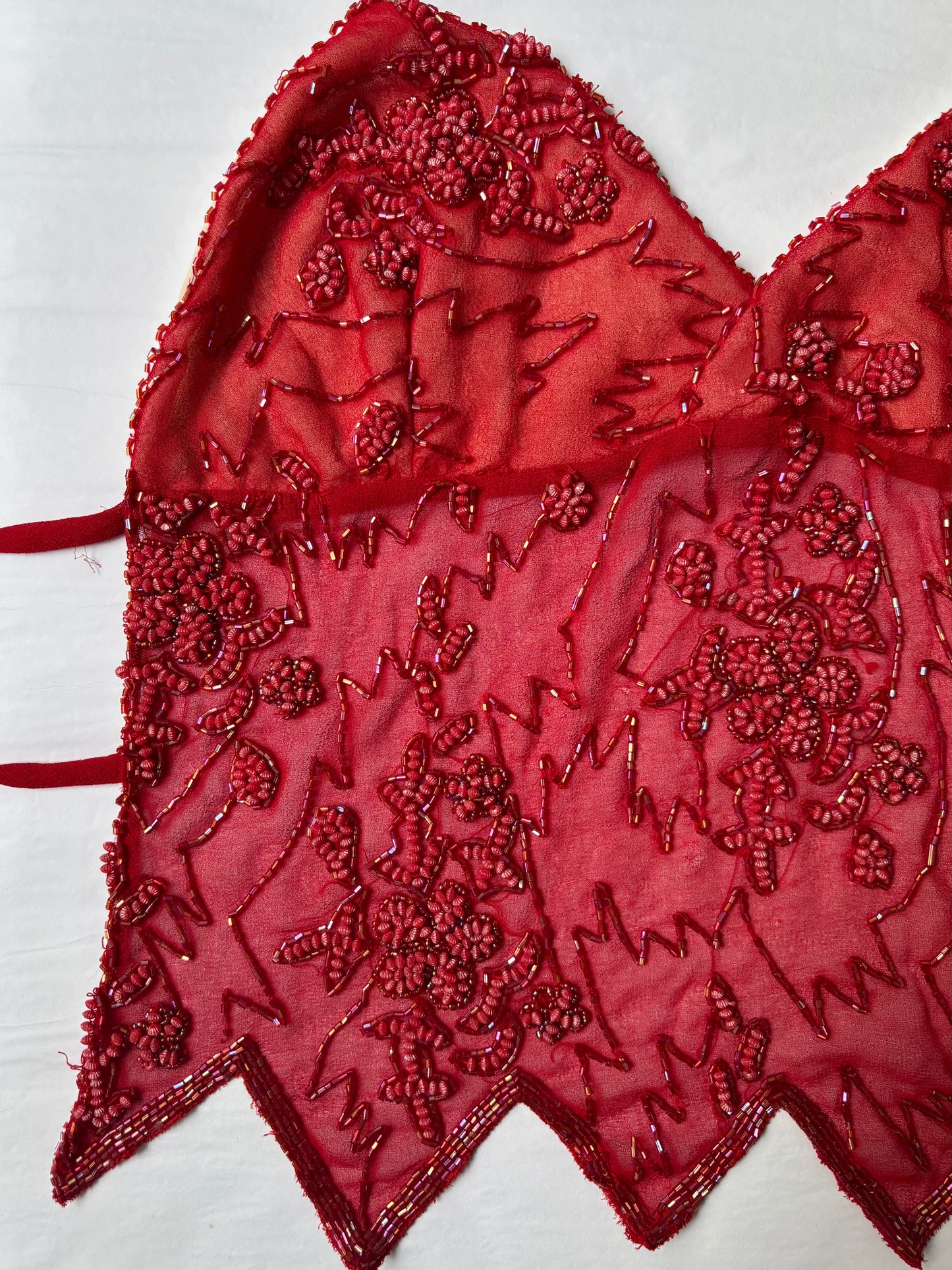 Red Beaded Halter