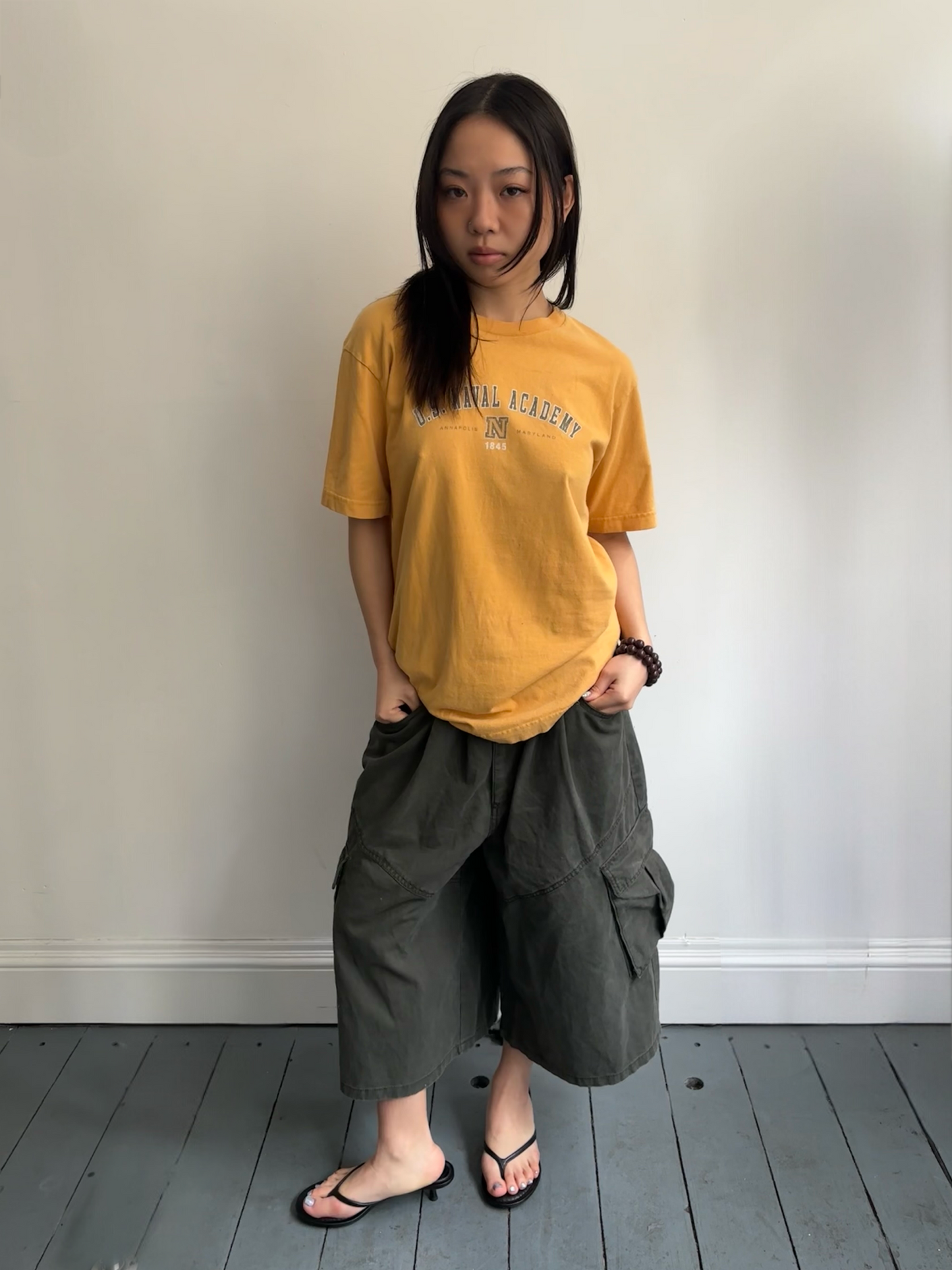 Khaki Cargo Jorts