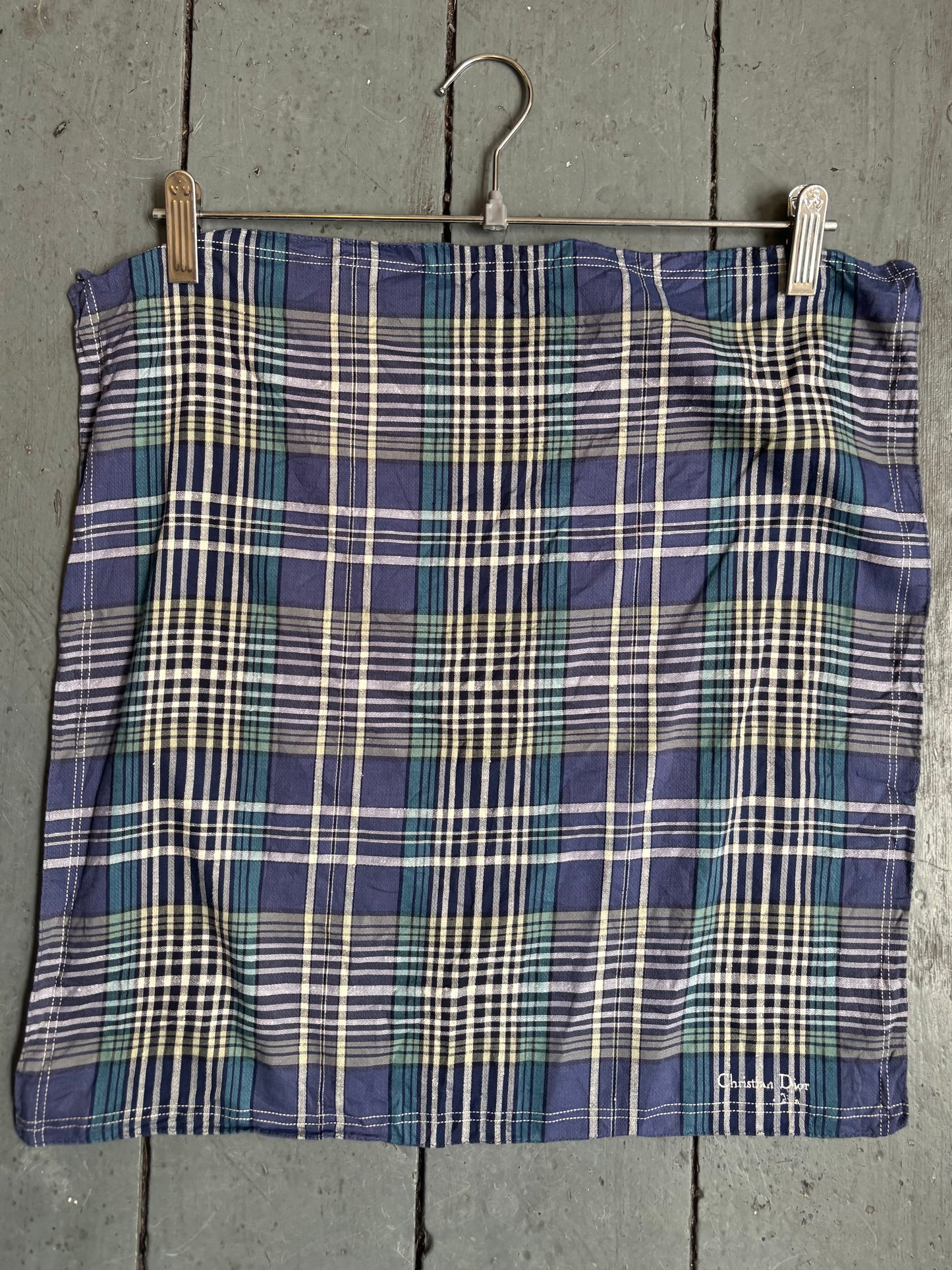 Blue Tartan Bandana