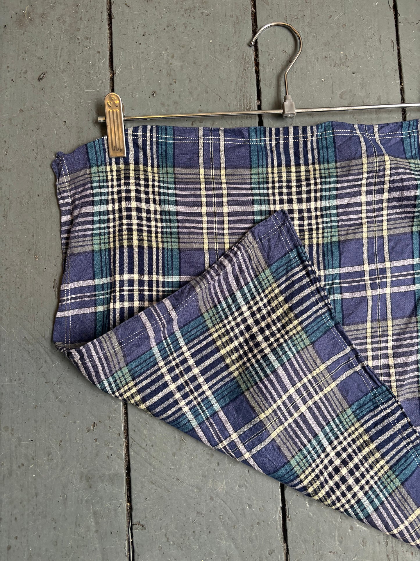 Blue Tartan Bandana