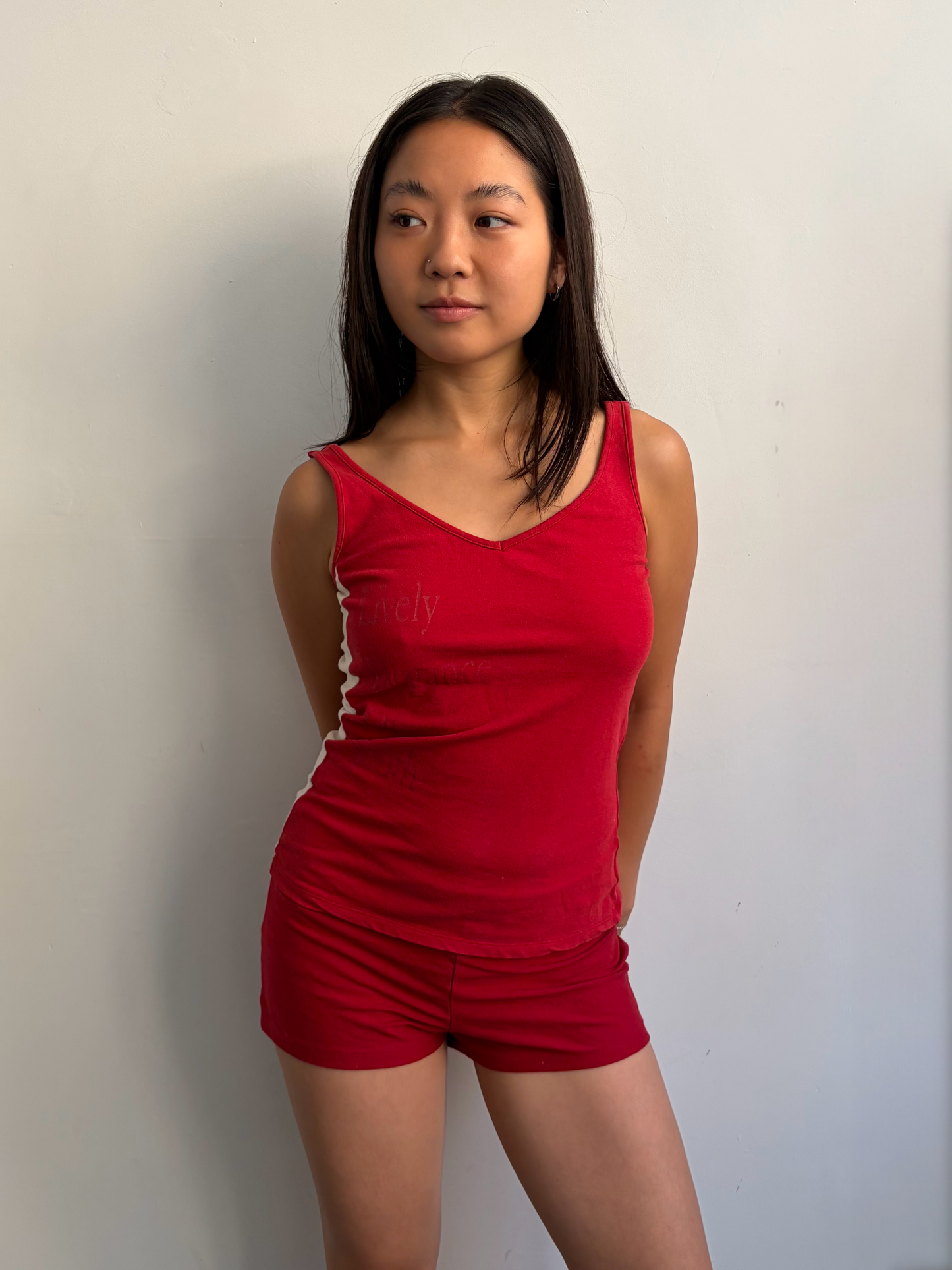 Red Burberry Tank