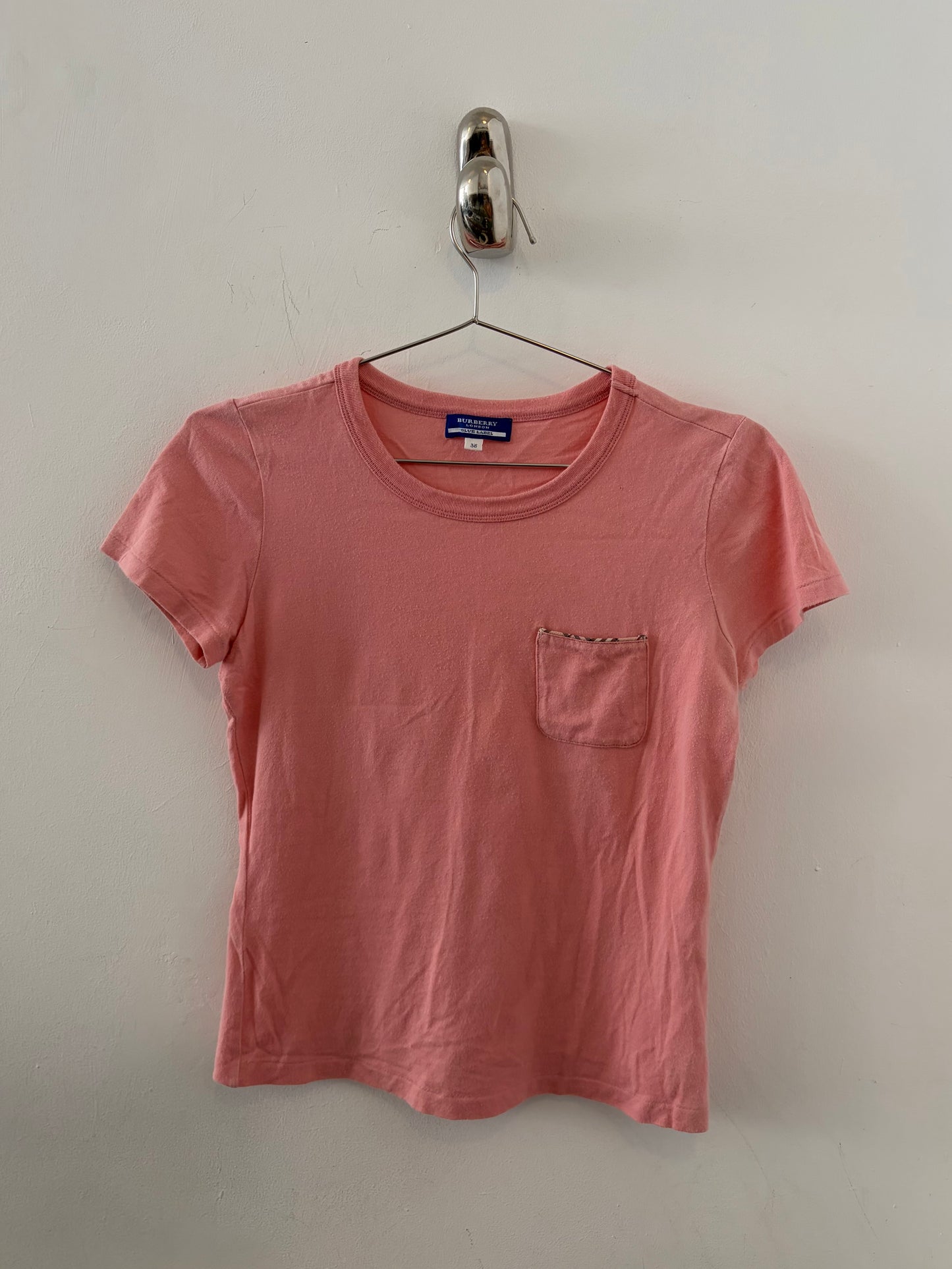 Pink Burberry Baby Tee