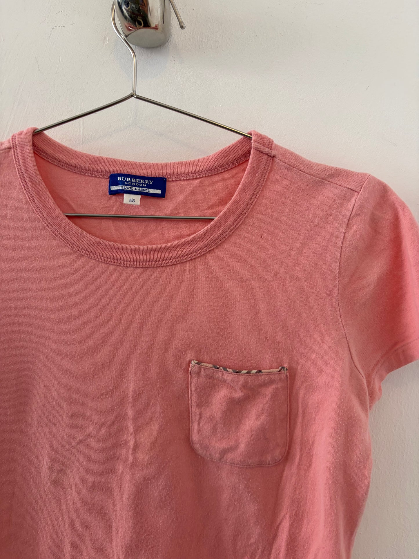 Pink Burberry Baby Tee
