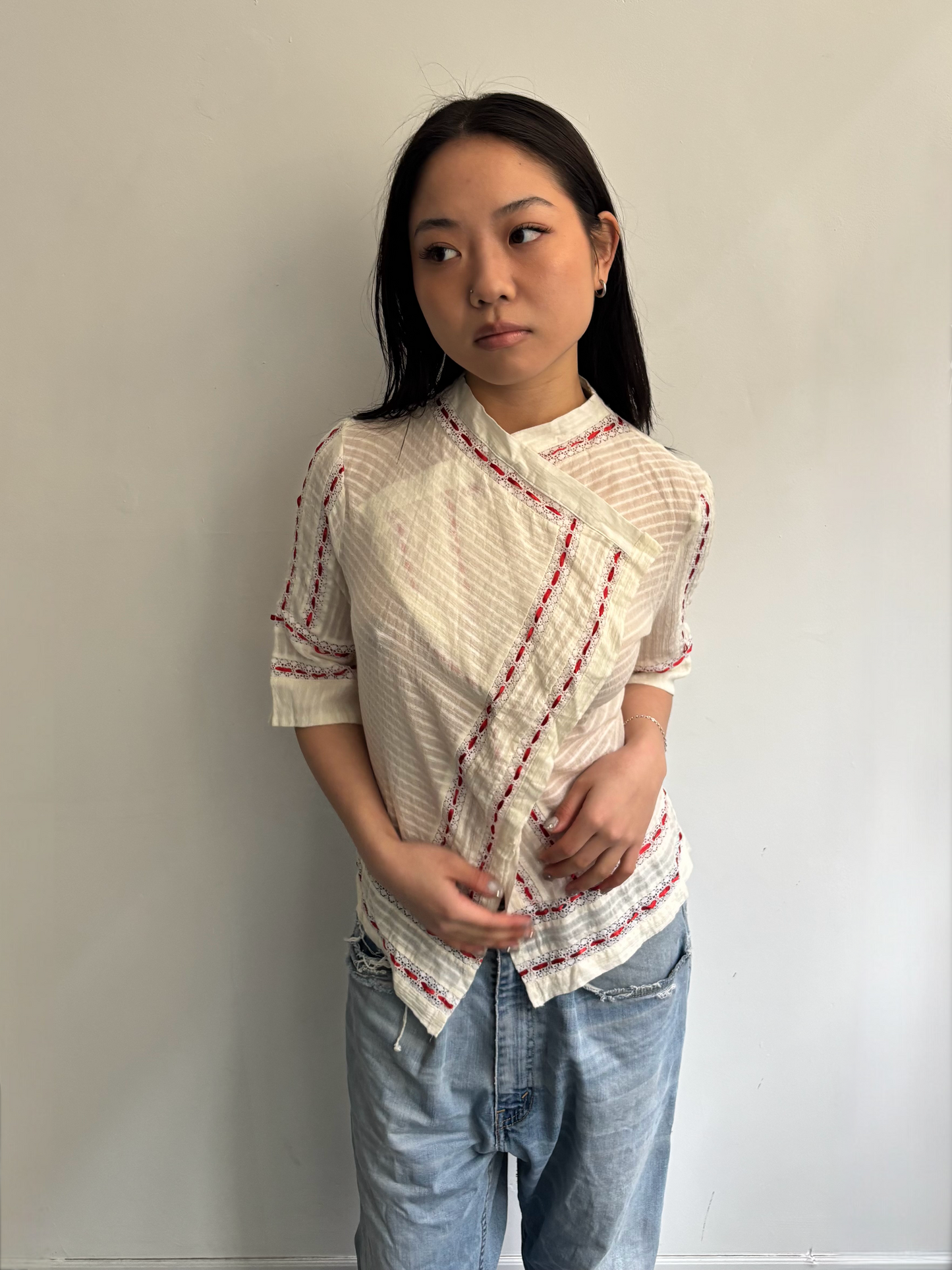 White Lace Blouse