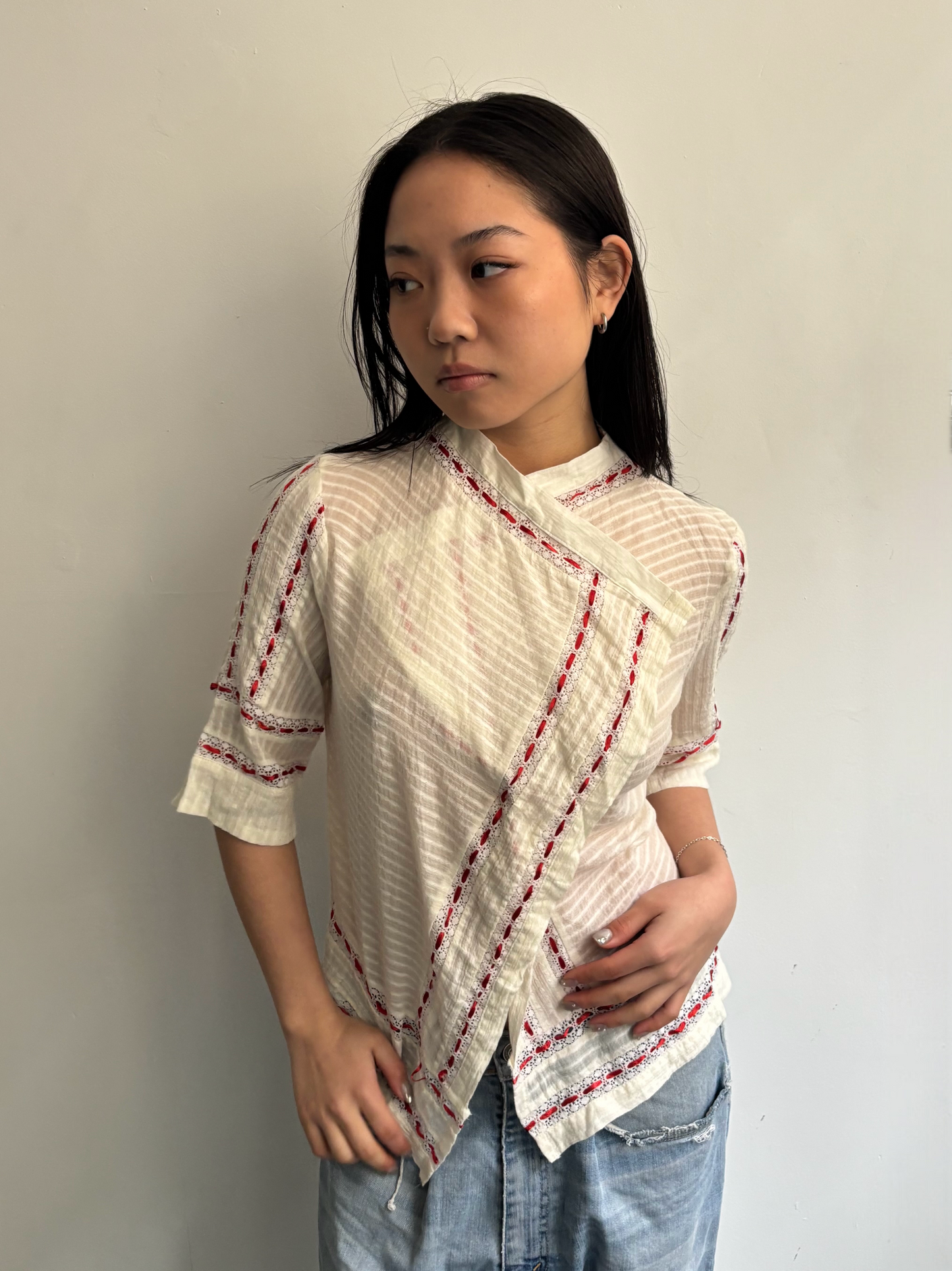 White Lace Blouse