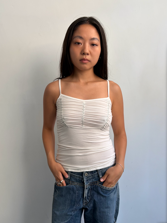 Slinky White Cami