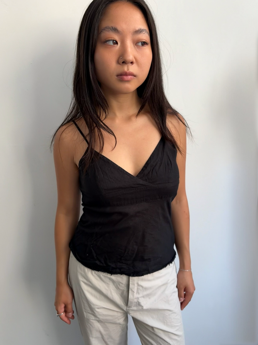 Black Cotton Blouse