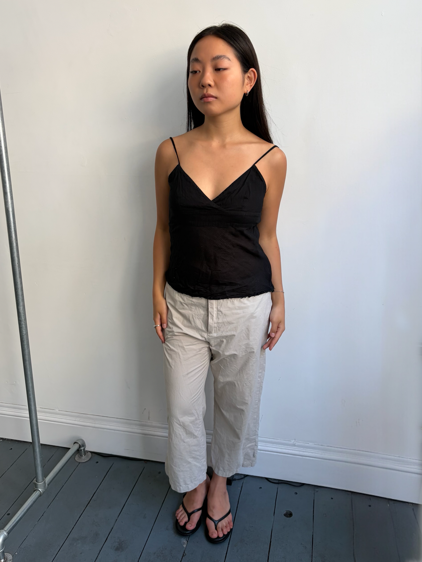 Black Cotton Blouse