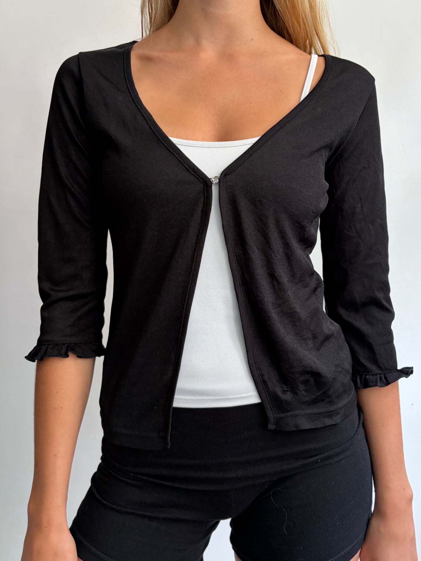 Black Slinky Cardigan