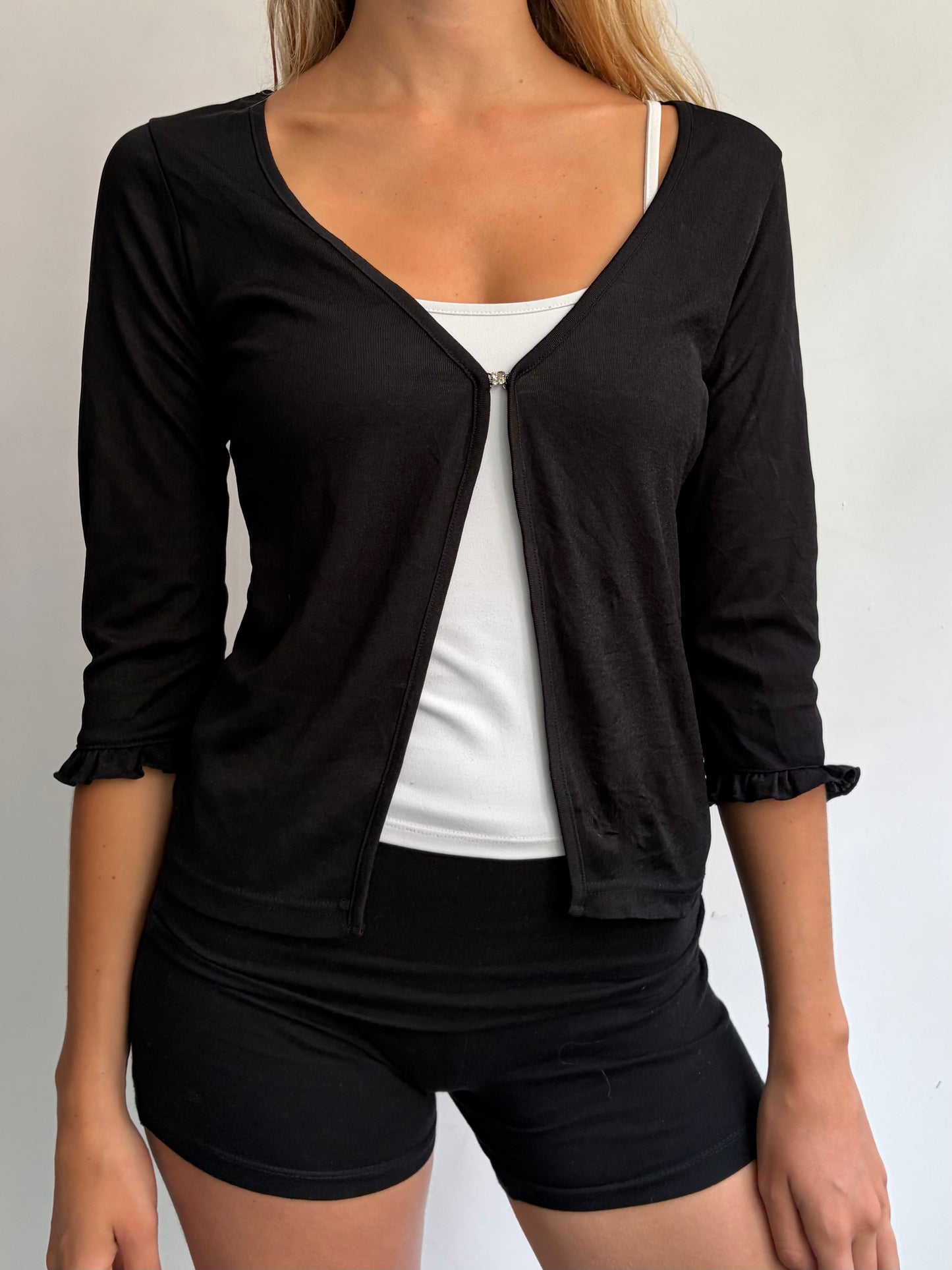 Black Slinky Cardigan