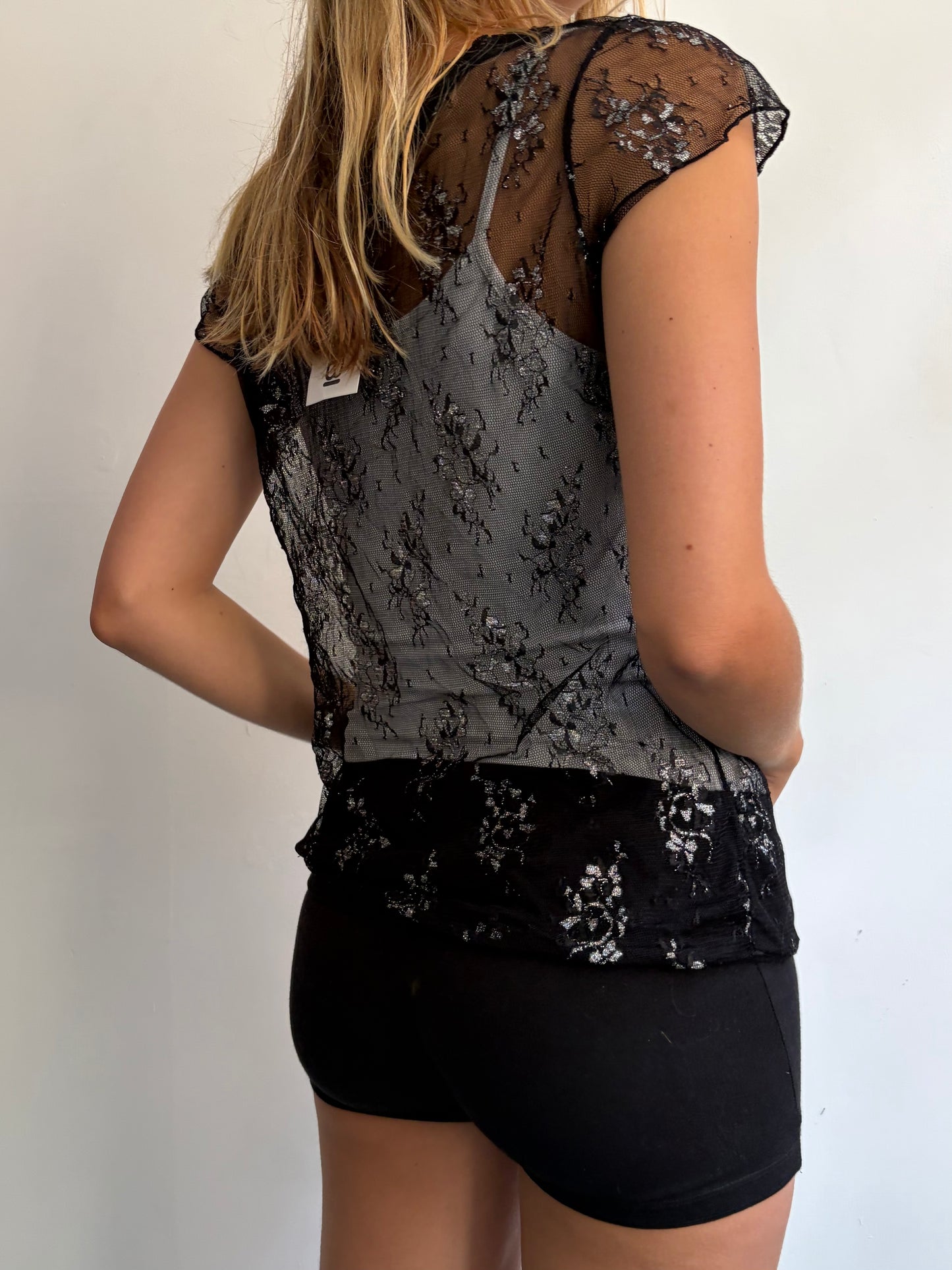 Black Lace Tee