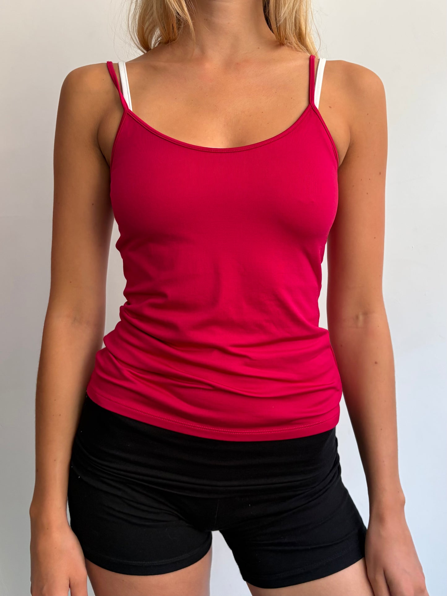 Cherry Red Slinky Cami