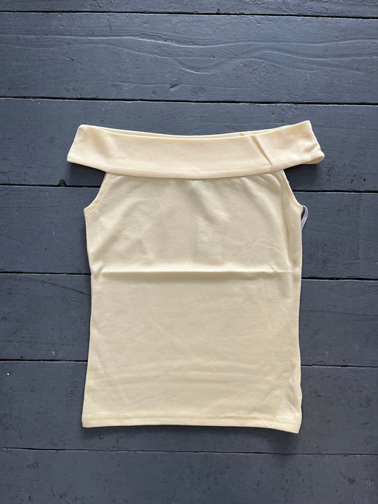 Yellow Off Shoulder Top