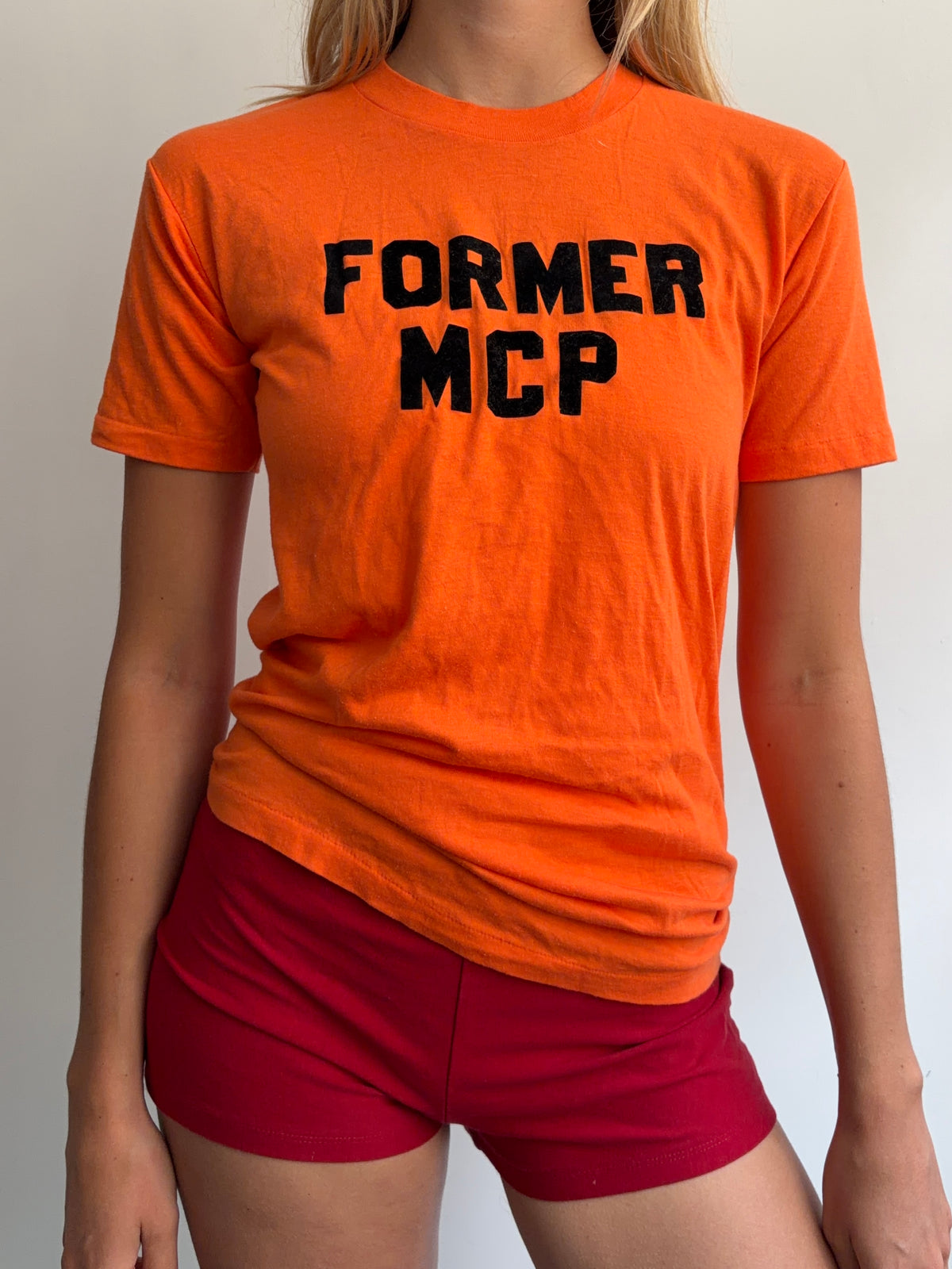 Bright Orange Graphic Tee