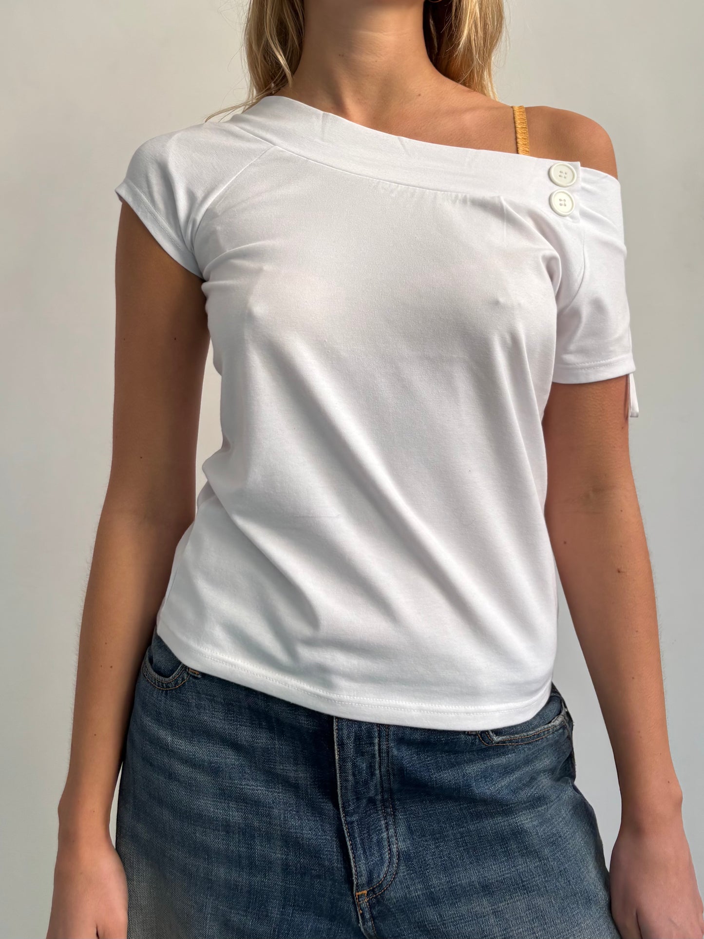 White Off Shoulder Top