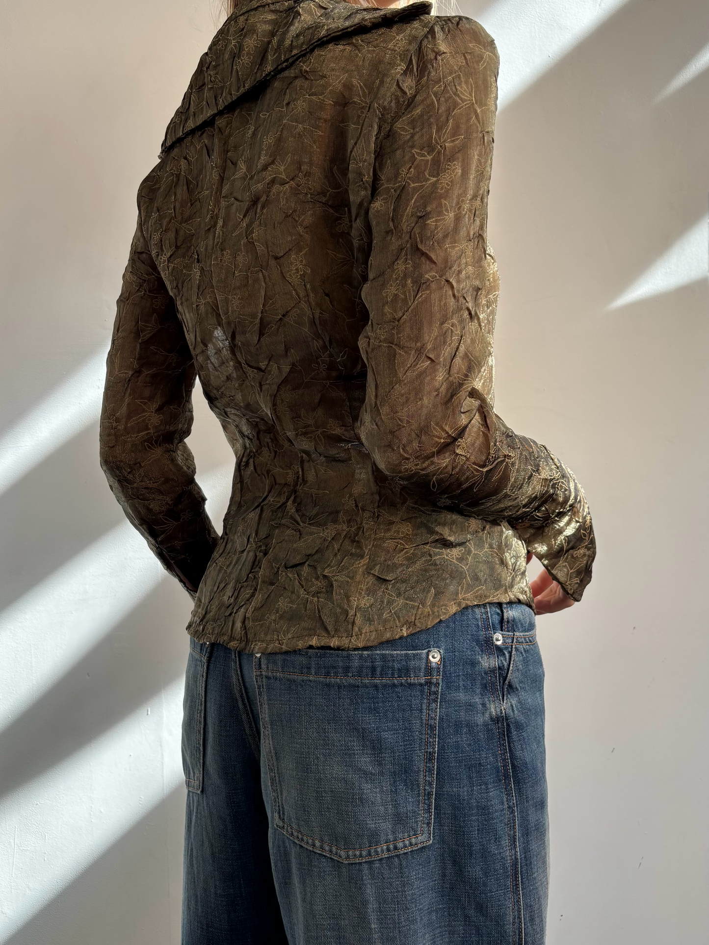 Sheer Khaki Shirt