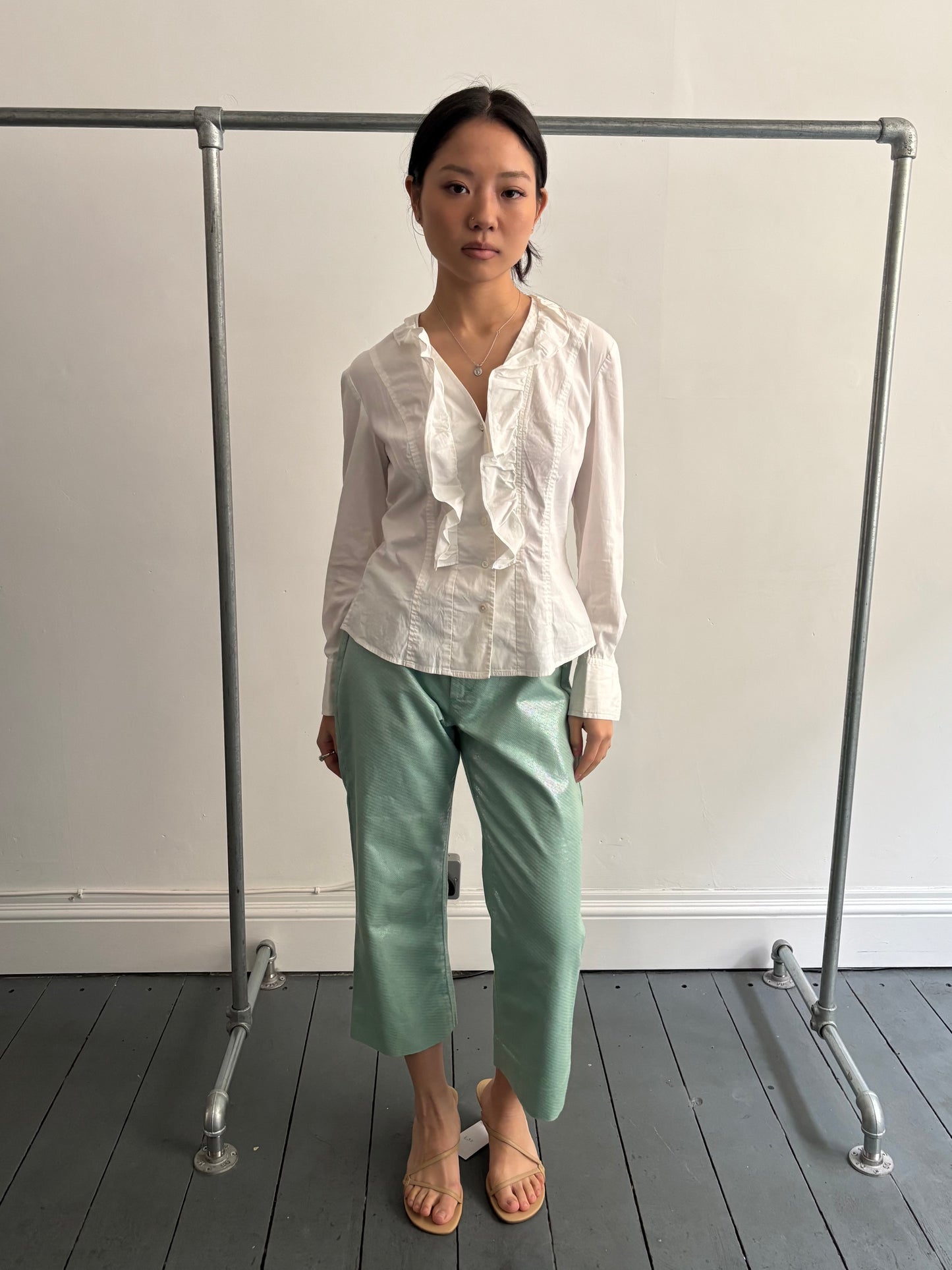 Mermaid 00s Cavalli Capri Trousers