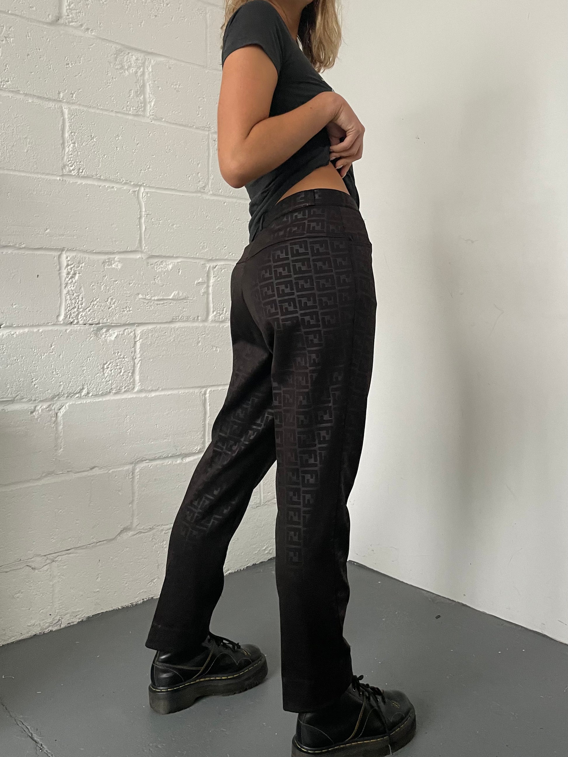 Fendi Zucca Monogram Trousers