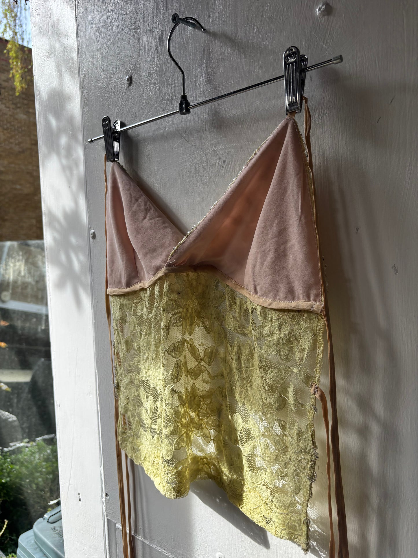 Yellow Beaded Halter