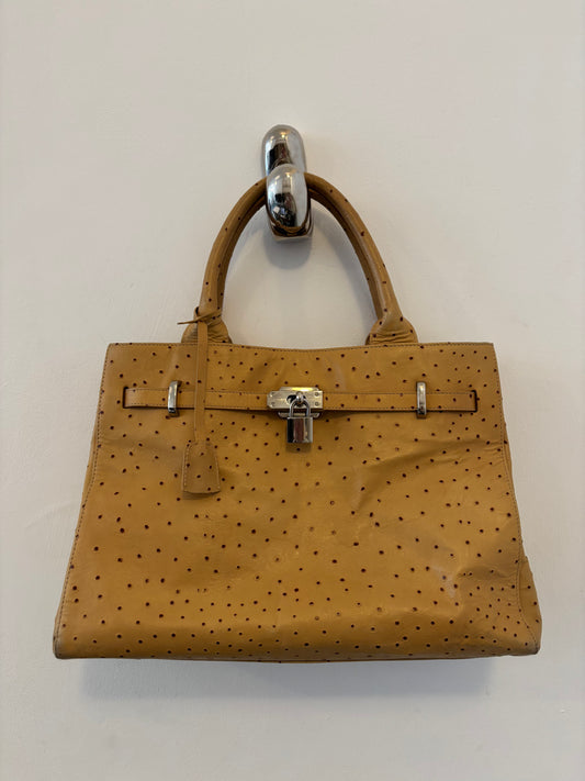 Mustard Leather 'Firkin'