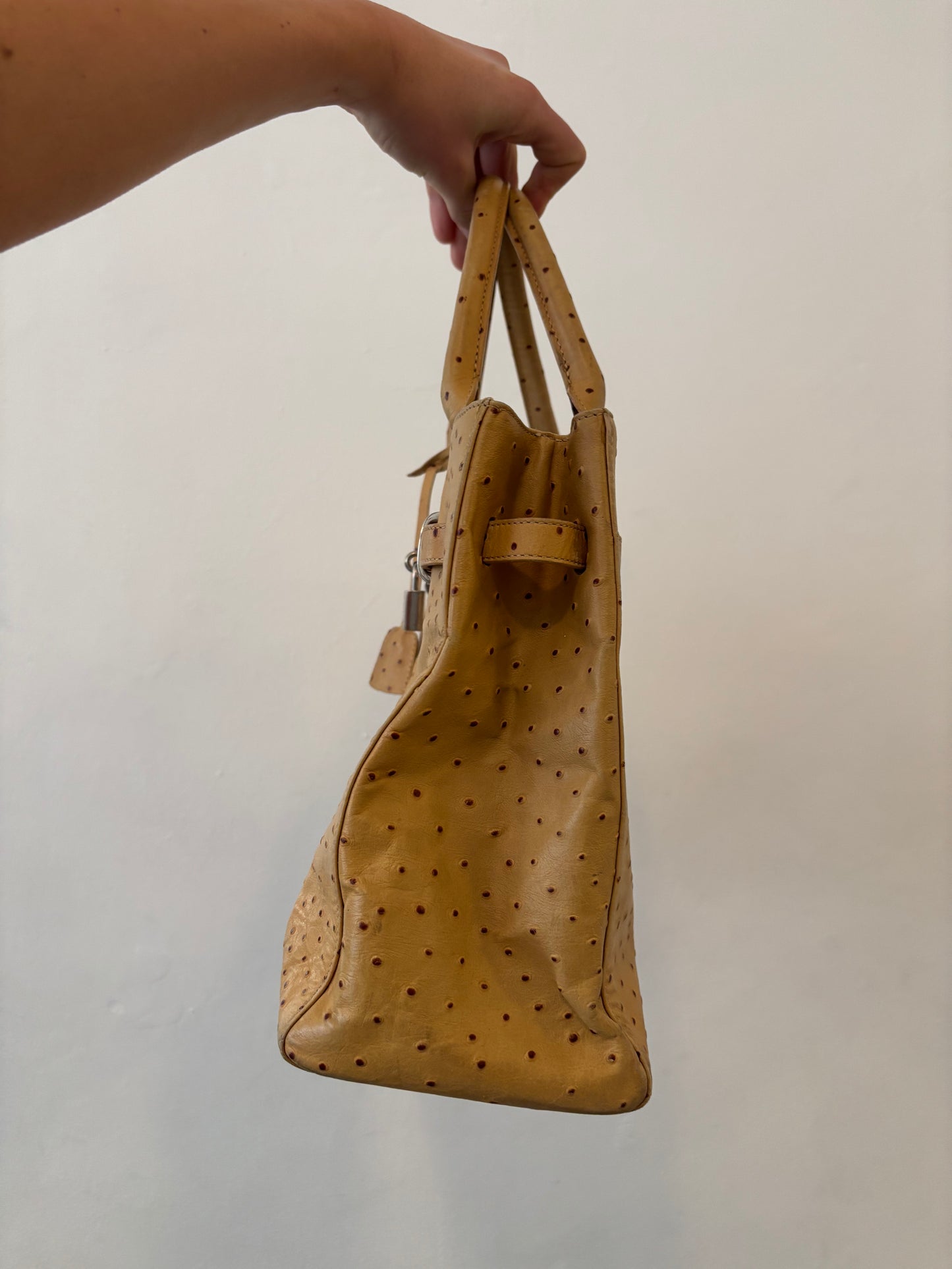 Mustard Leather 'Firkin'