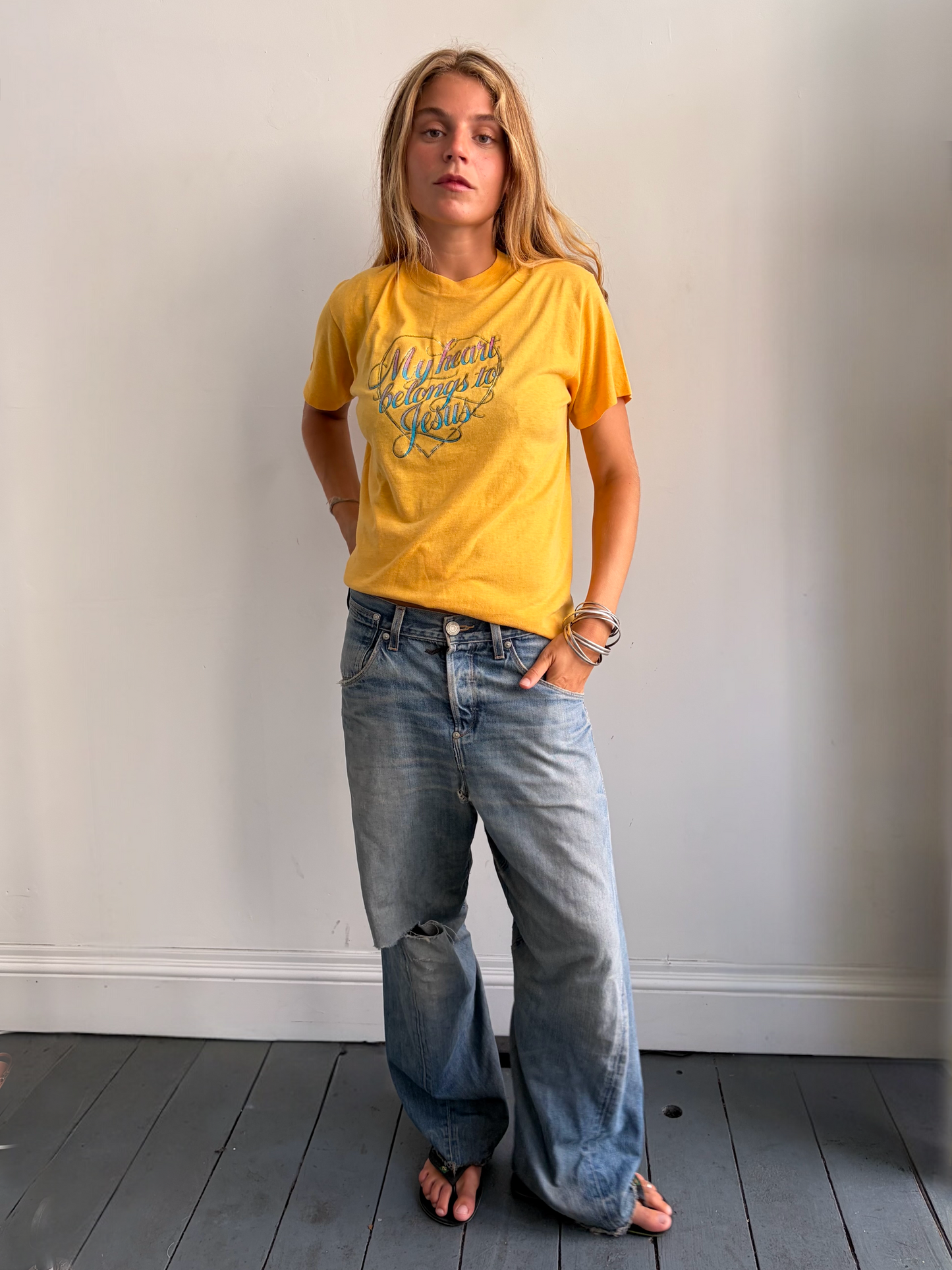 Yellow Graphic Tee